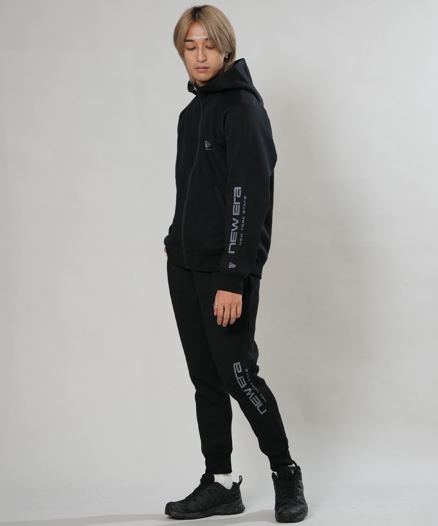 NEW ERA ニューエラ ジップアップ パーカー フーディー メンズ ロゴ PA
