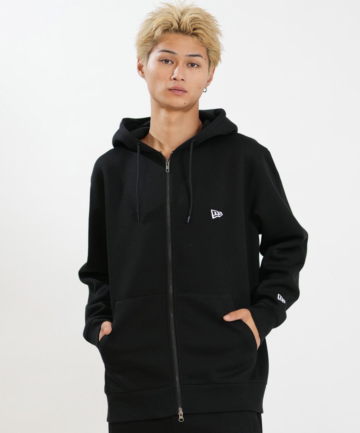 NEW ERA ニューエラ ジップアップ パーカー フーディー メンズ バック