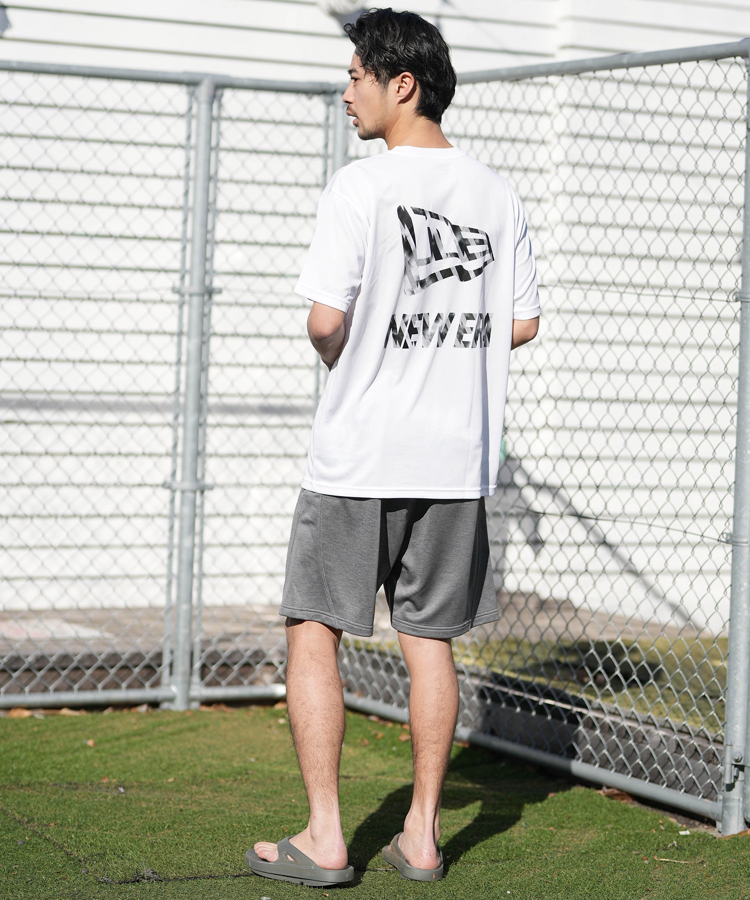 NEW ERA ニューエラ 半袖 Tシャツ メンズ テック タイダイ パターン