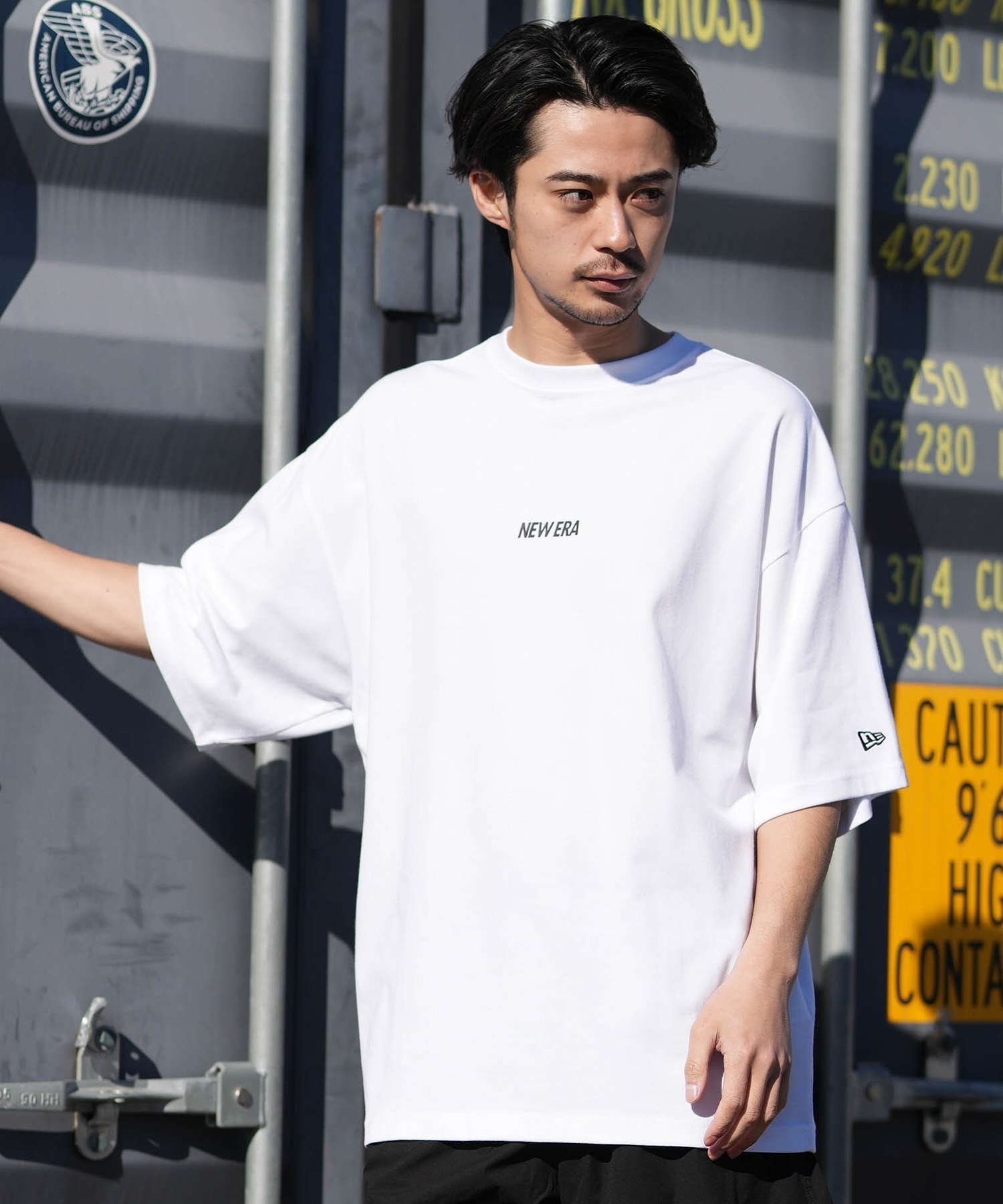 NEW ERA ニューエラ 半袖 Tシャツ メンズ オーバーサイズド Overlap