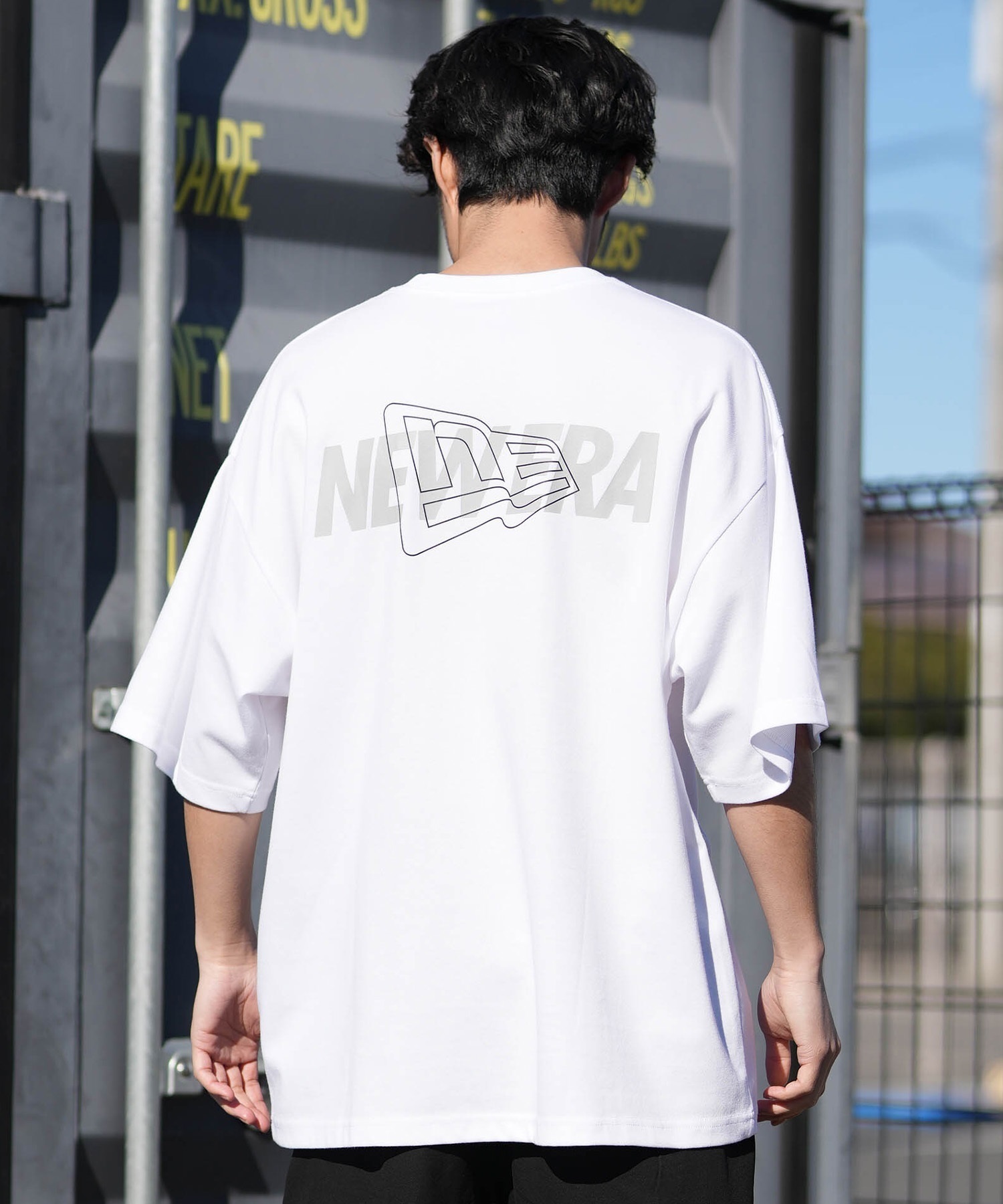NEW ERA ニューエラ 半袖 Tシャツ メンズ オーバーサイズド Overlap