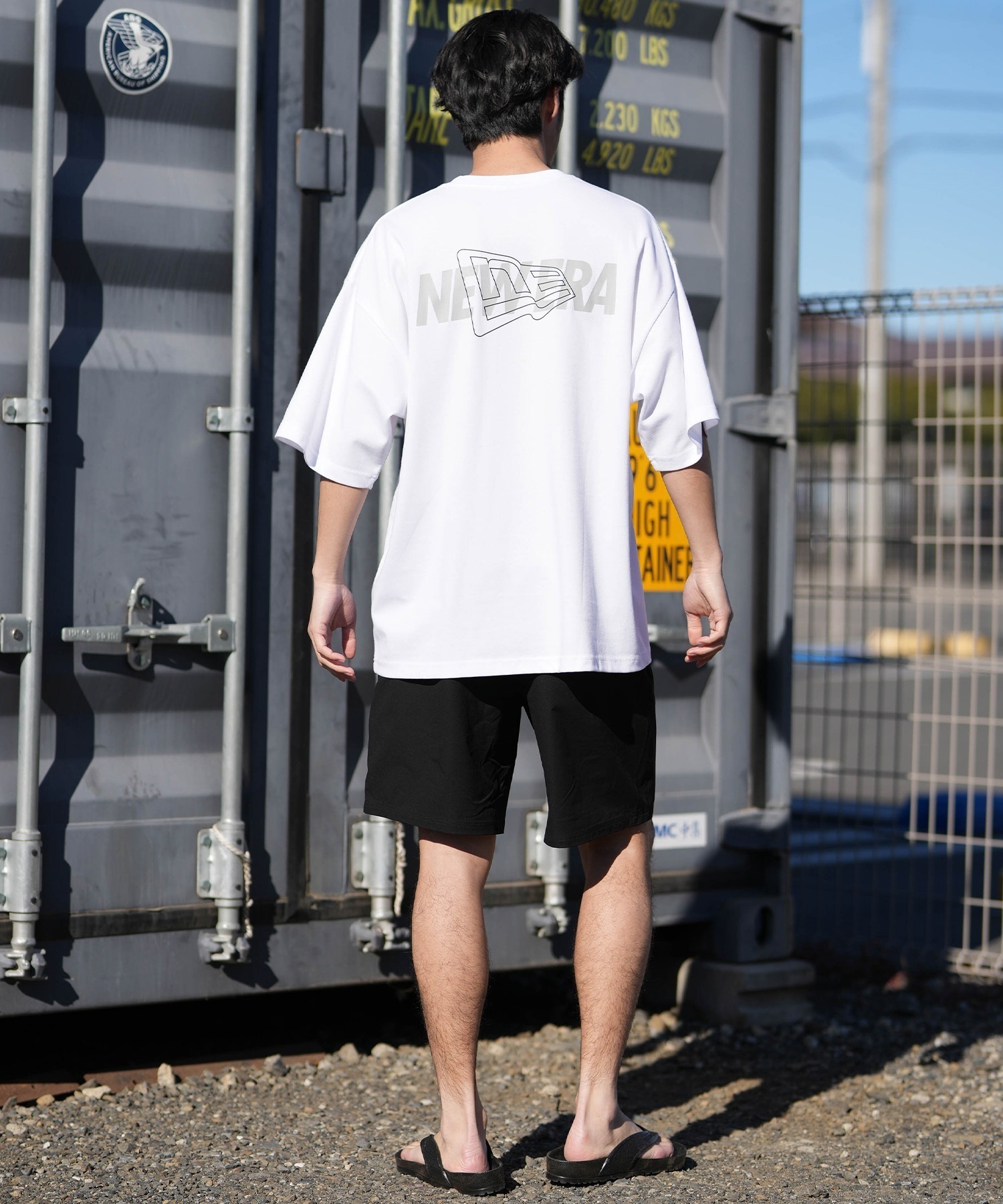 NEW ERA ニューエラ 半袖 Tシャツ メンズ オーバーサイズド Overlap