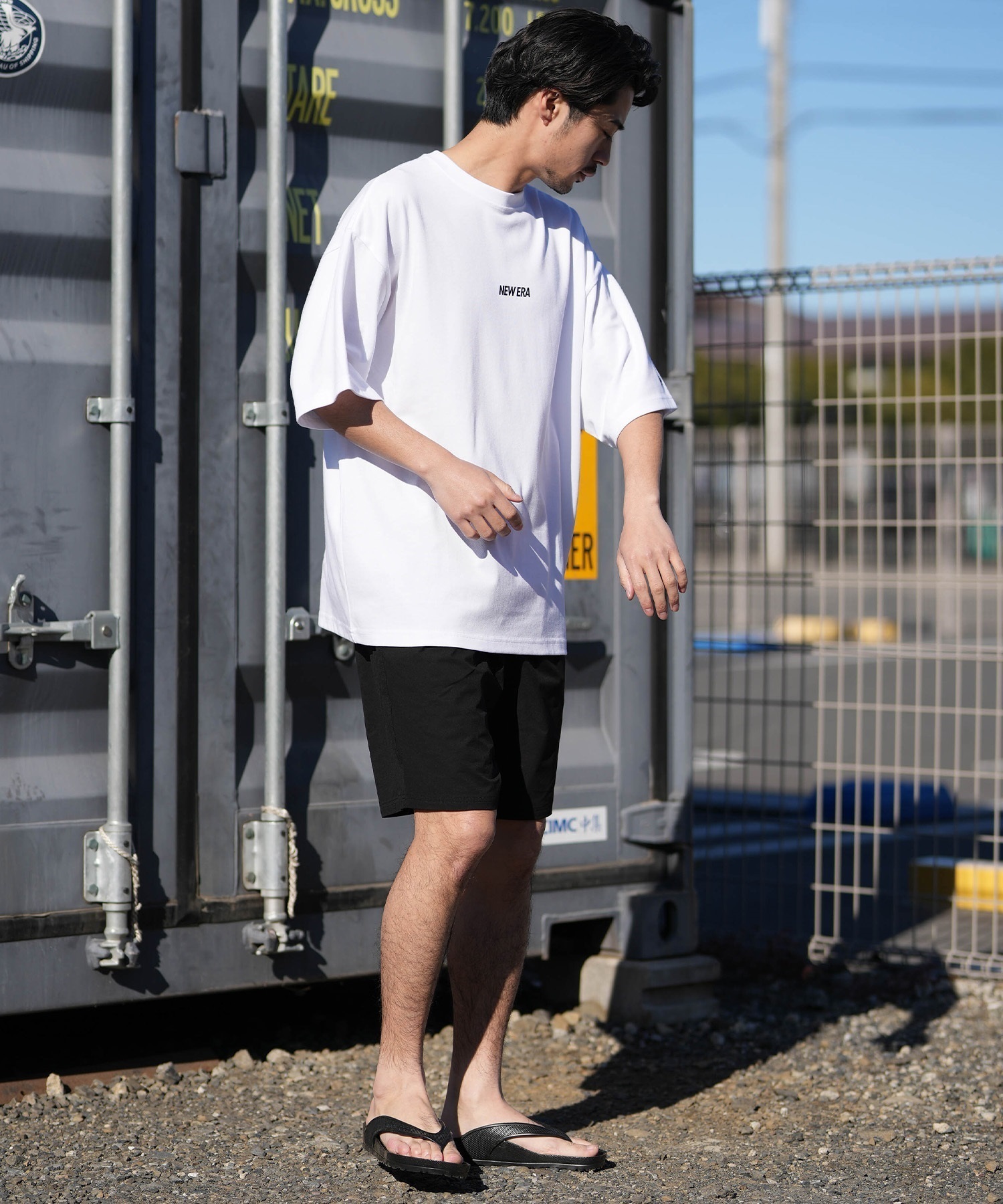 NEW ERA ニューエラ 半袖 Tシャツ メンズ オーバーサイズド Overlap