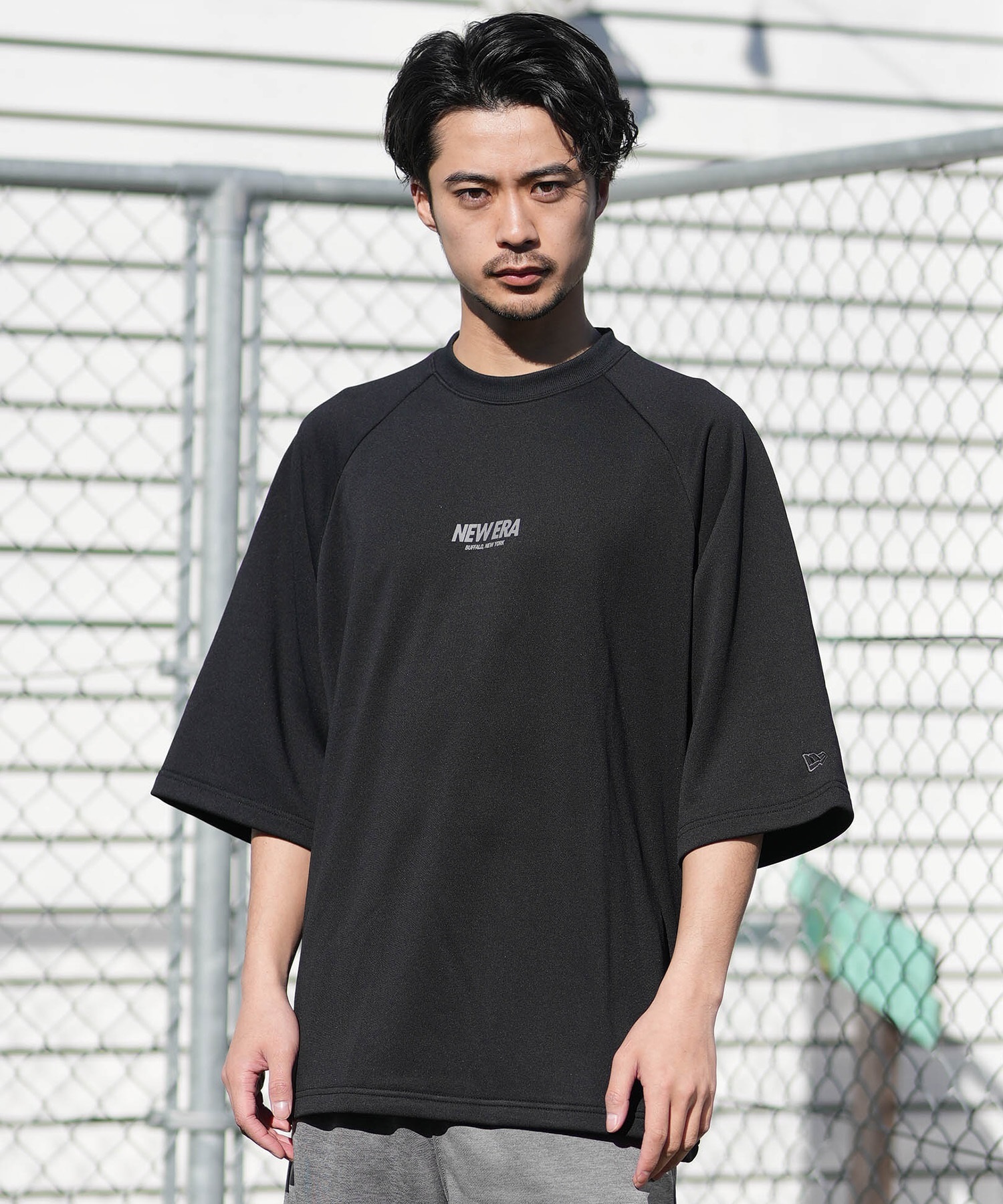 NEW ERA ニューエラ 半袖 Tシャツ メンズ ドライスウェット