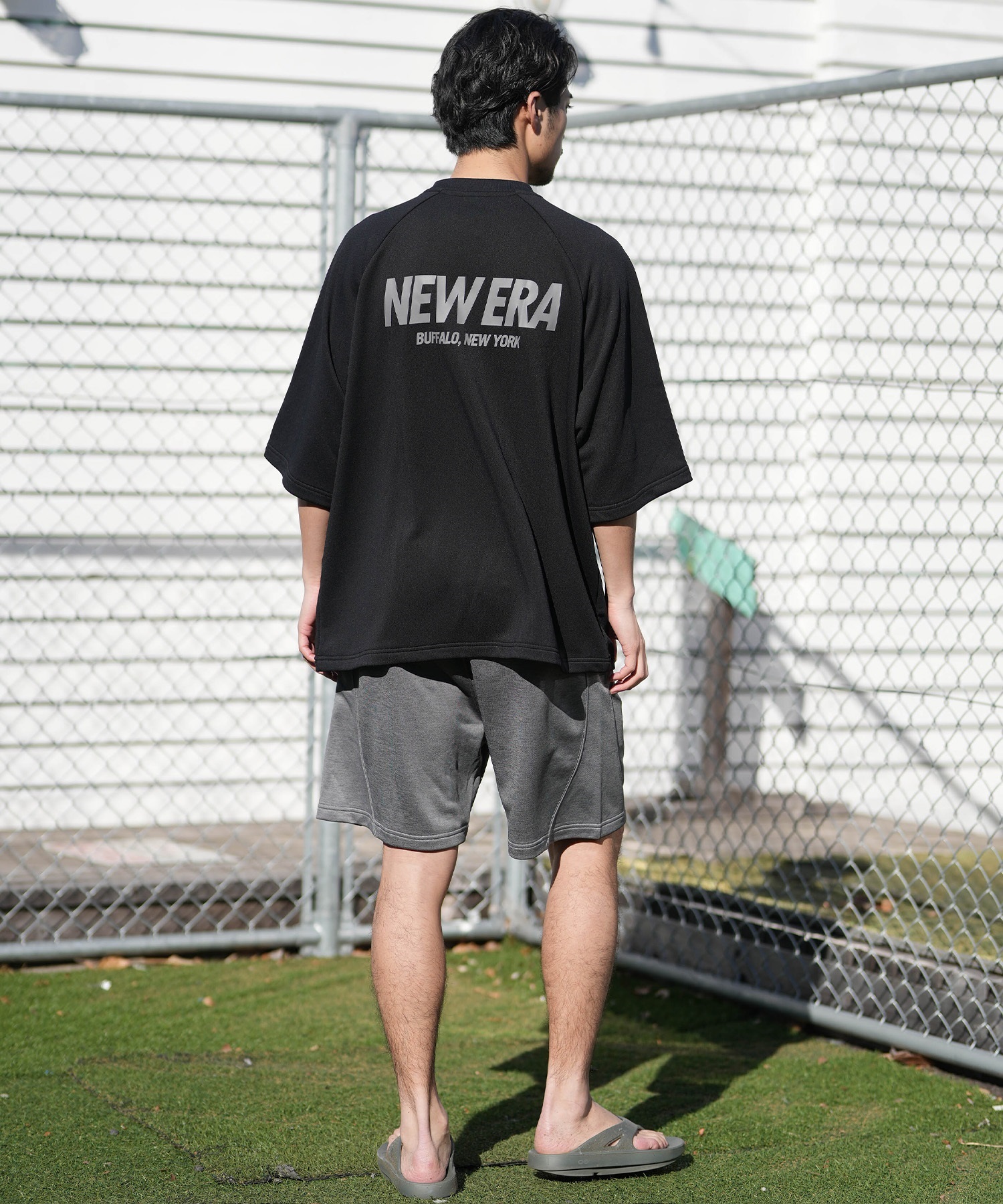 NEW ERA ニューエラ 半袖 Tシャツ メンズ ドライスウェット