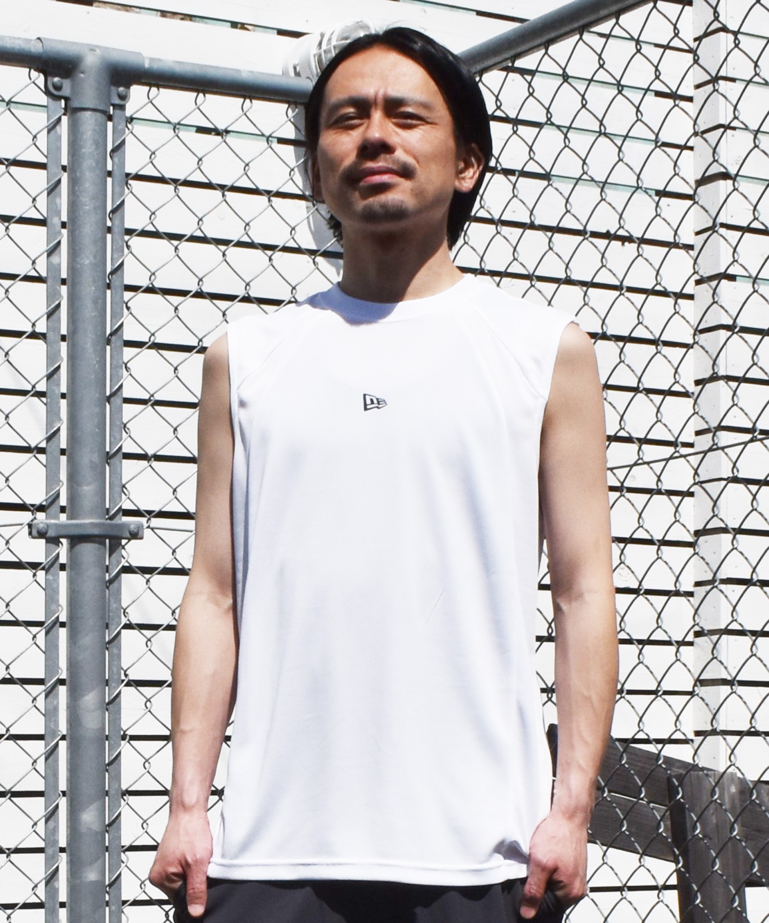 NEW ERA ニューエラ タンクトップ メンズ 吸水速乾 PA SL TECH T