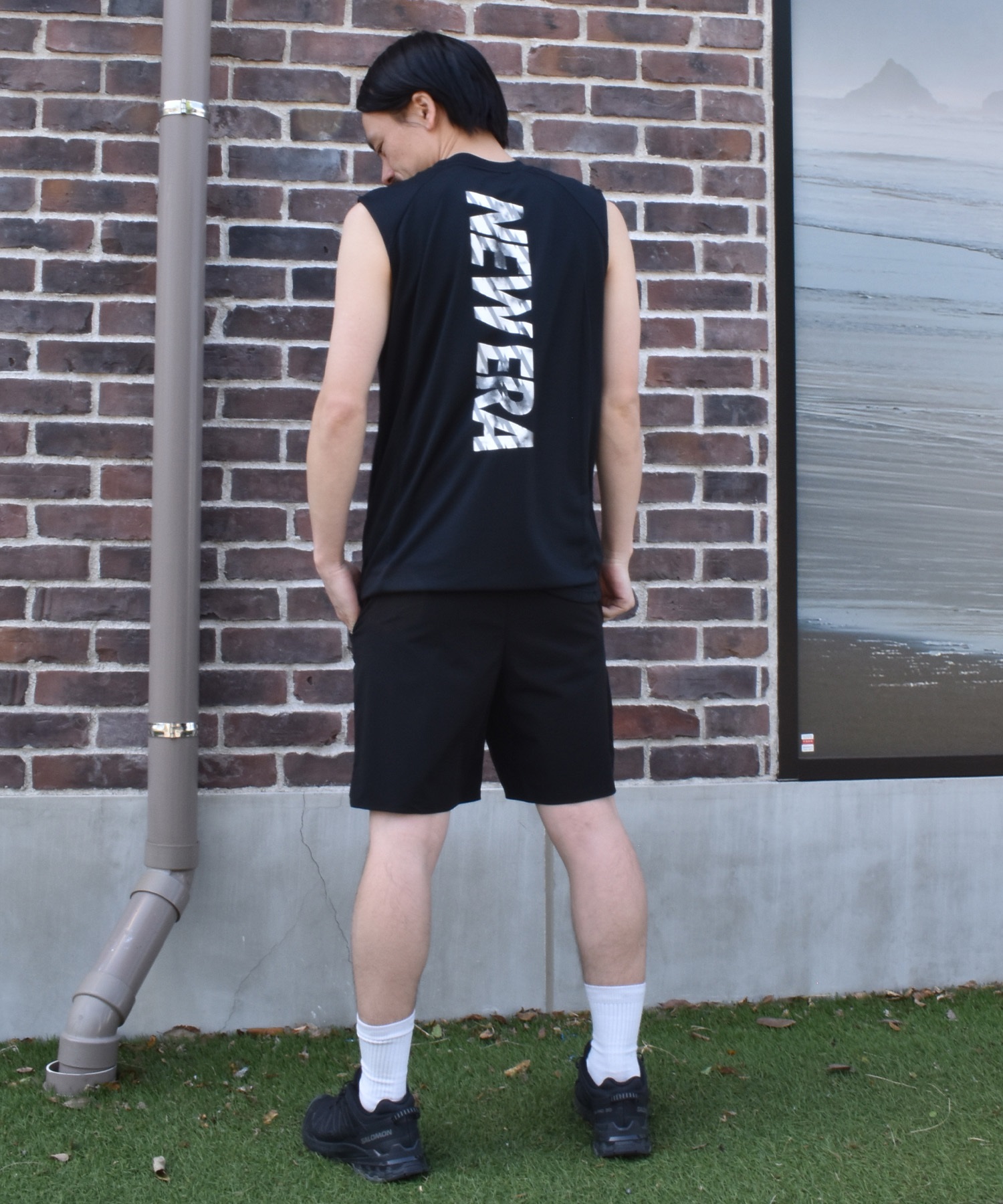 NEW ERA ニューエラ タンクトップ メンズ 吸水速乾 PA SL TECH T