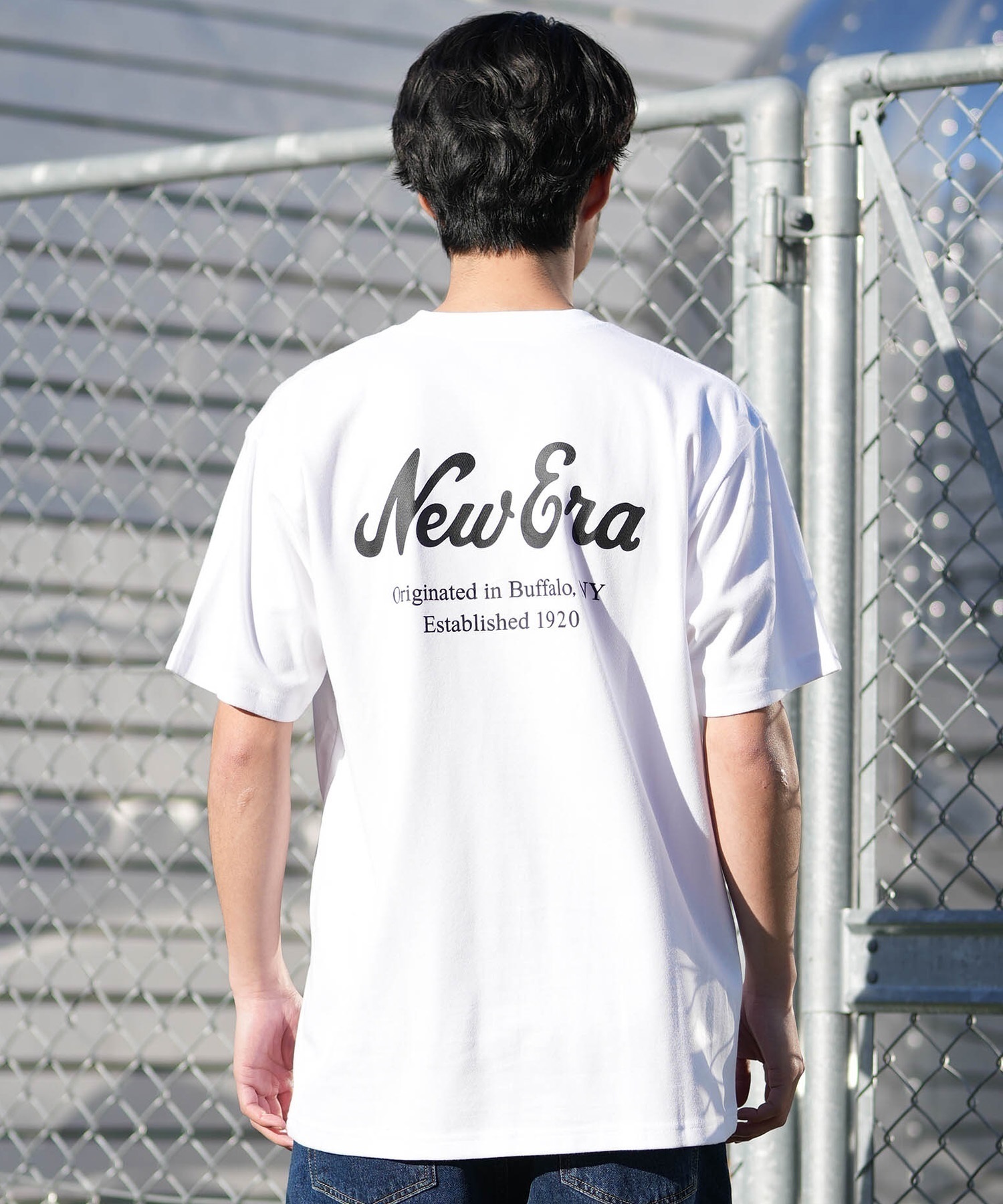 NEW ERA ニューエラ 半袖 Tシャツ メンズ ロゴ SS PF TEE CL NE