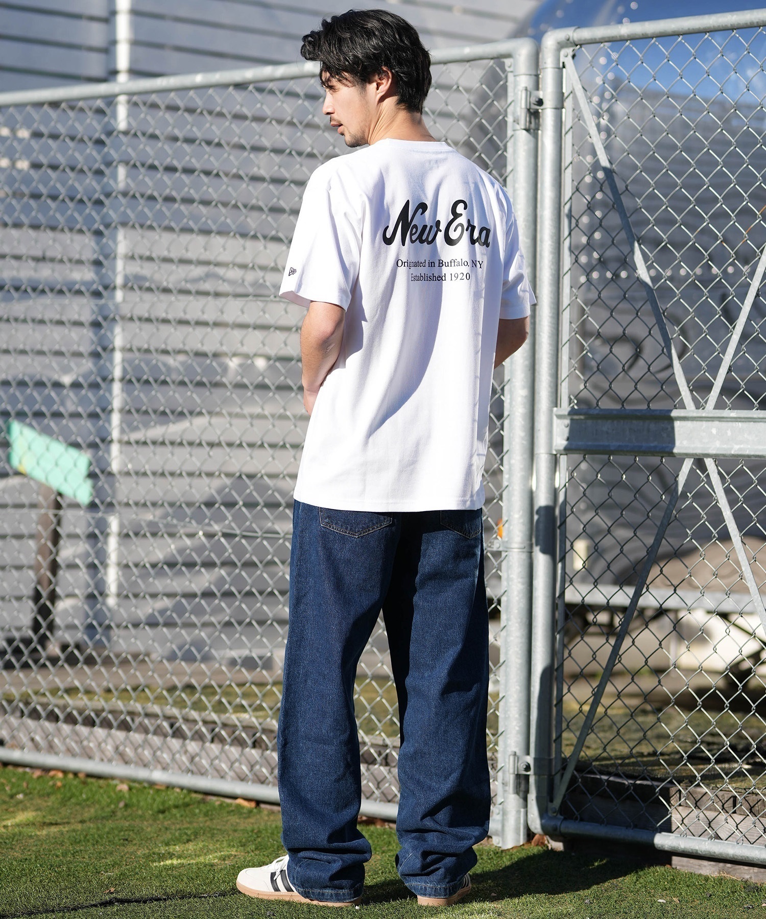 NEW ERA ニューエラ 半袖 Tシャツ メンズ ロゴ SS PF TEE CL NE