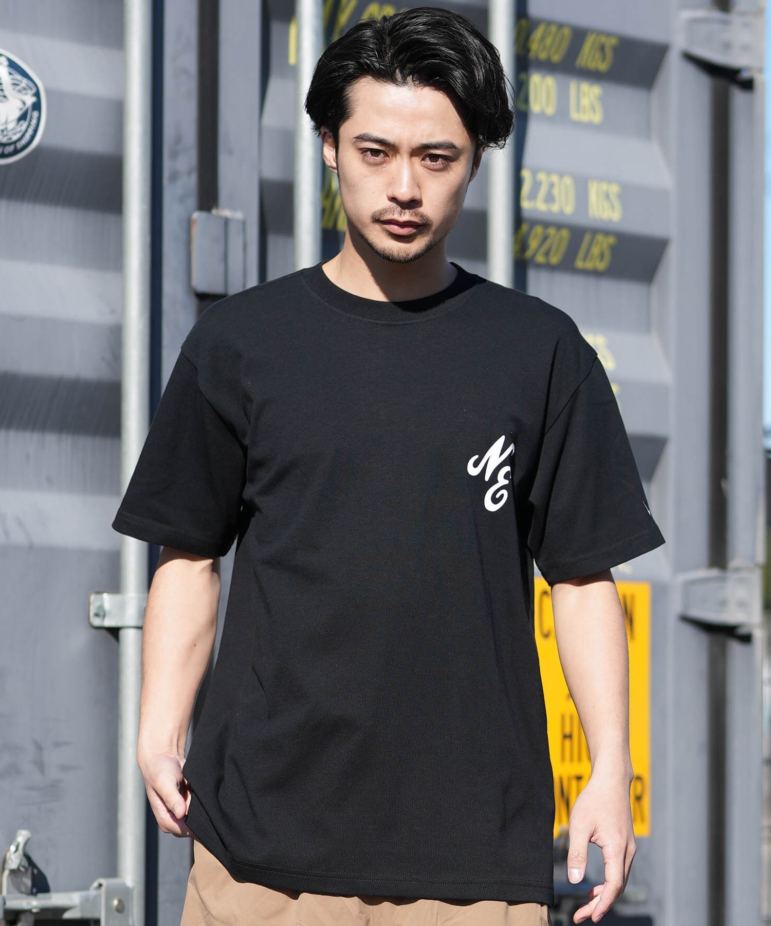 NEW ERA ニューエラ 半袖 Tシャツ メンズ ロゴ SS PF TEE CL NE