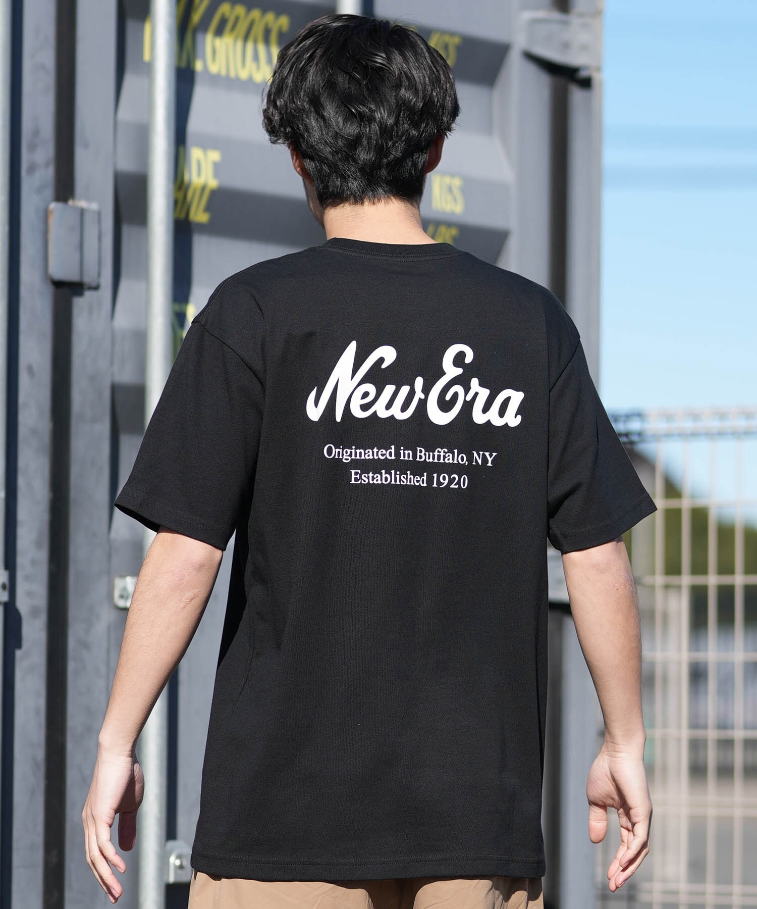 NEW ERA ニューエラ 半袖 Tシャツ メンズ ロゴ SS PF TEE CL NE