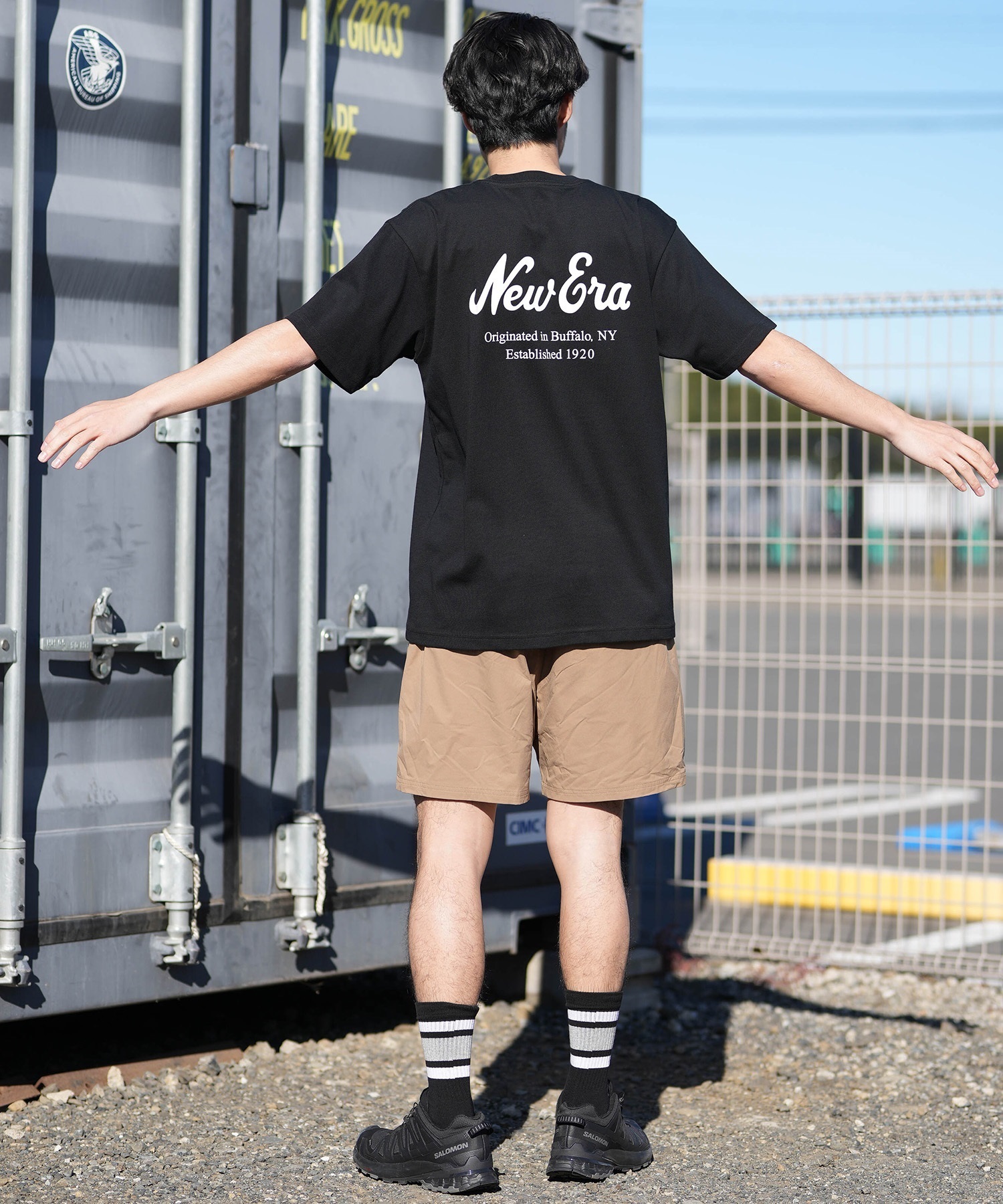 NEW ERA ニューエラ 半袖 Tシャツ メンズ ロゴ SS PF TEE CL NE