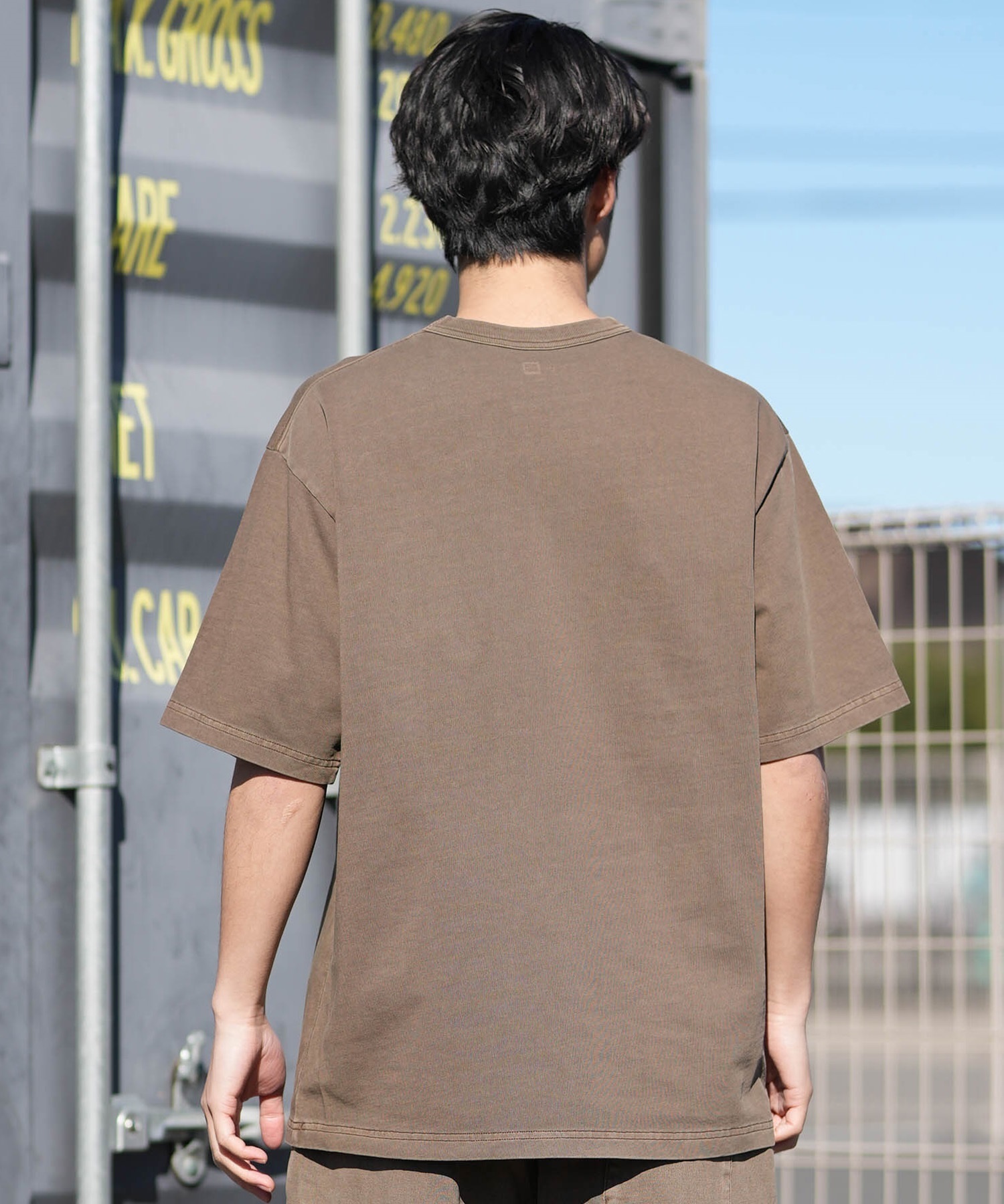 NEW ERA ニューエラ 半袖 Tシャツ メンズ Box Logo Woven Patch