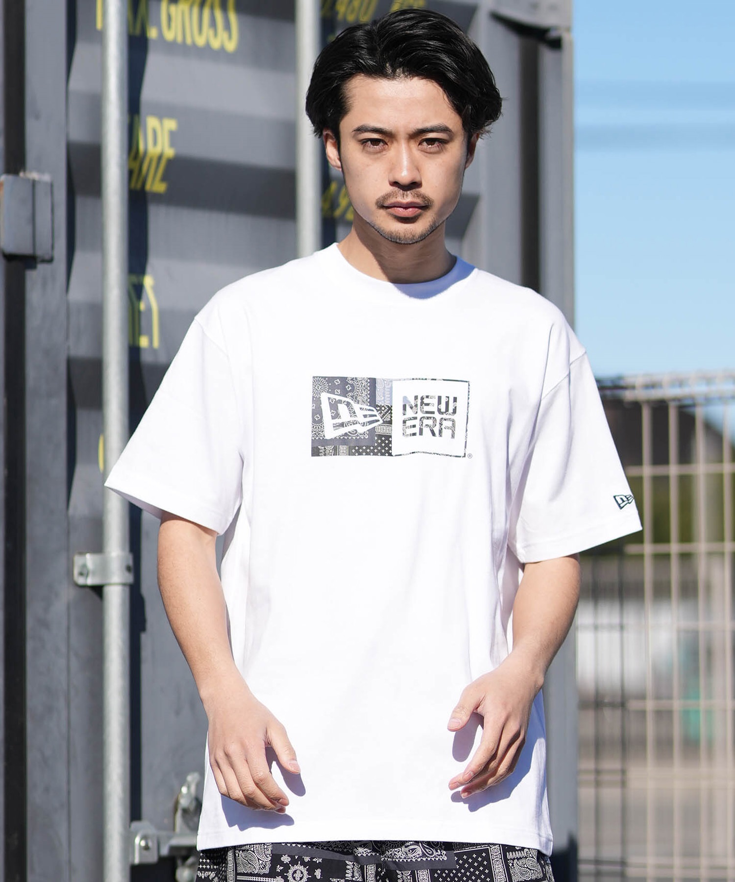NEW ERA ニューエラ 半袖 Tシャツ メンズ Oriental Paisley ボックス