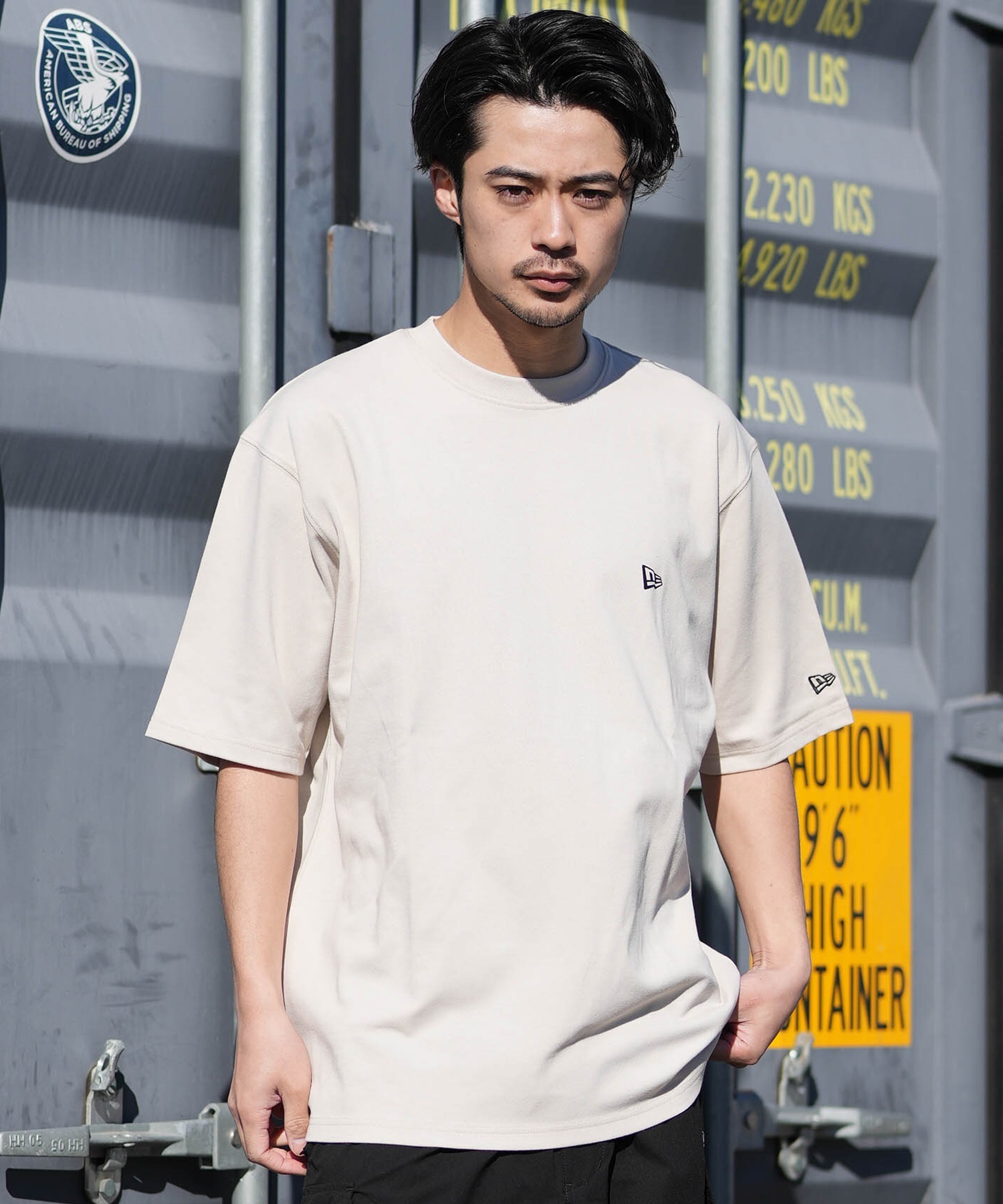 NEW ERA ニューエラ 半袖 Tシャツ メンズ バックプリント SS PF OS T