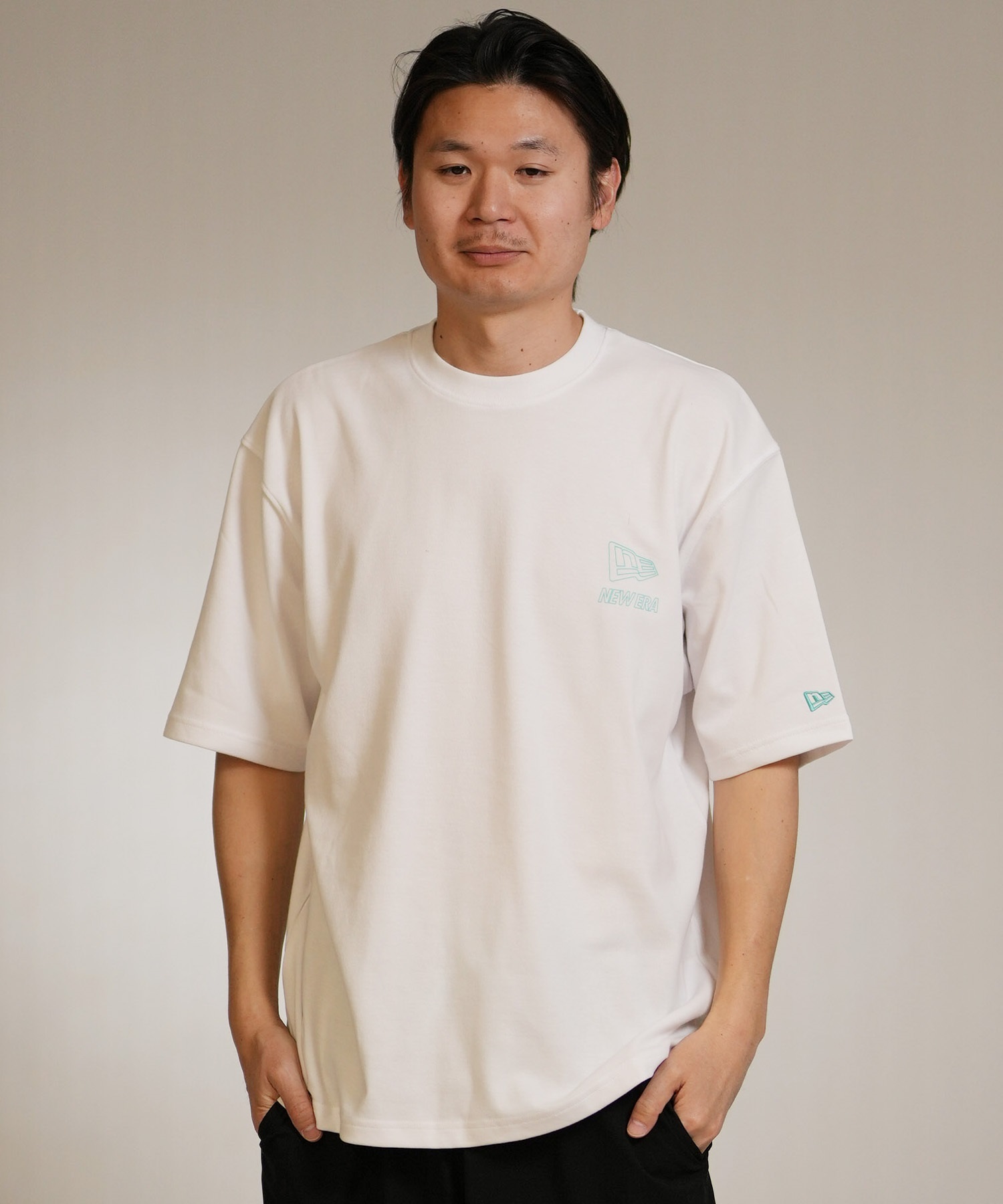 NEW ERA ニューエラ 半袖 Tシャツ メンズ バックプリント ロゴ PA SS