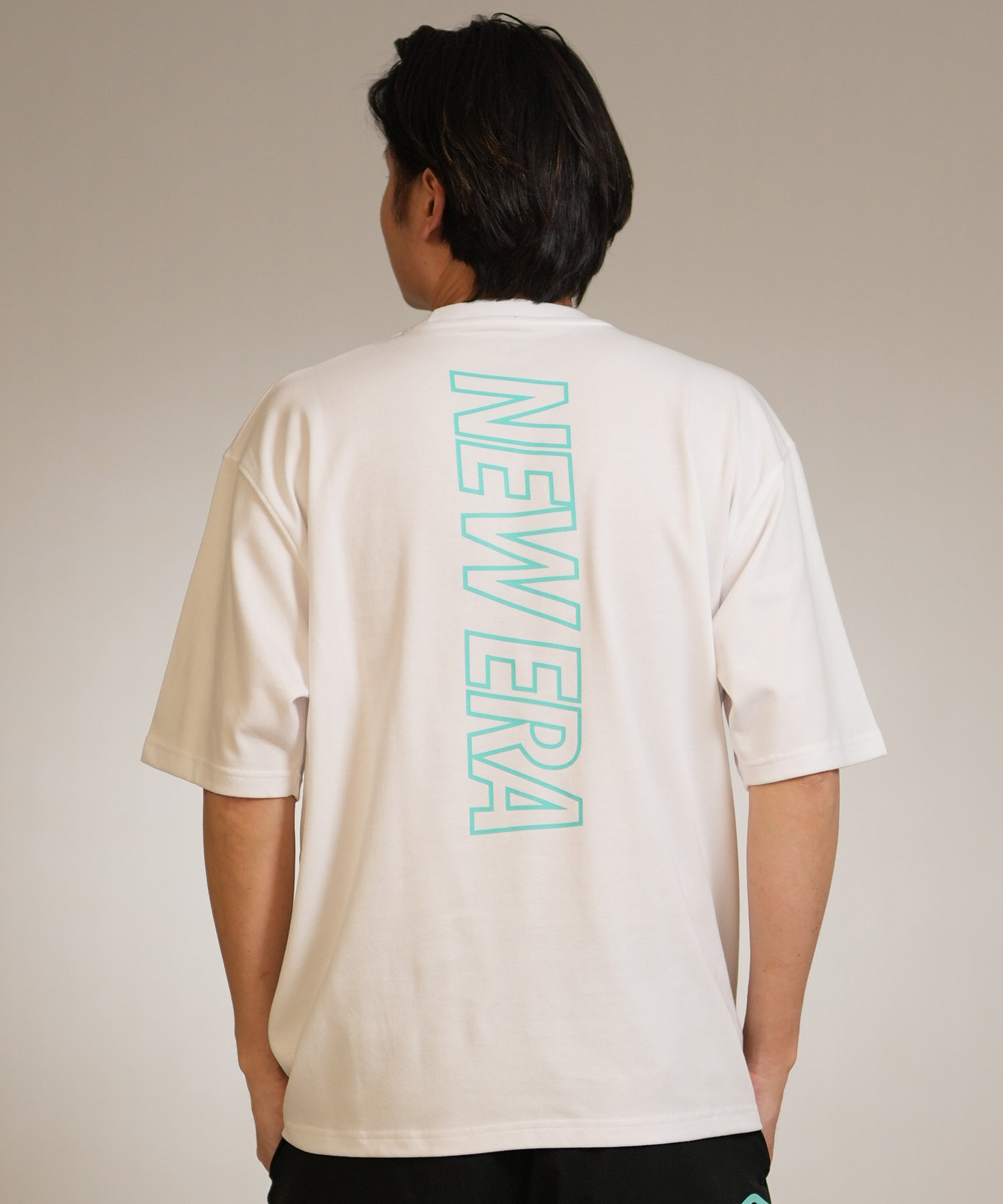 NEW ERA ニューエラ 半袖 Tシャツ メンズ バックプリント ロゴ PA SS