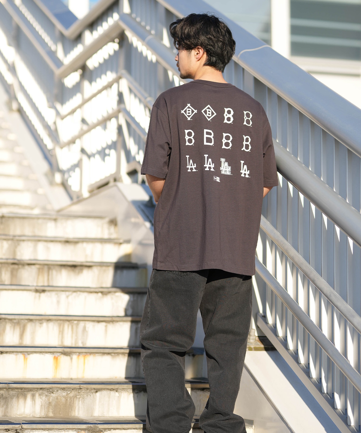 NEW ERA ニューエラ 半袖 Tシャツ メンズ ロサンゼルス・ドジャース SS