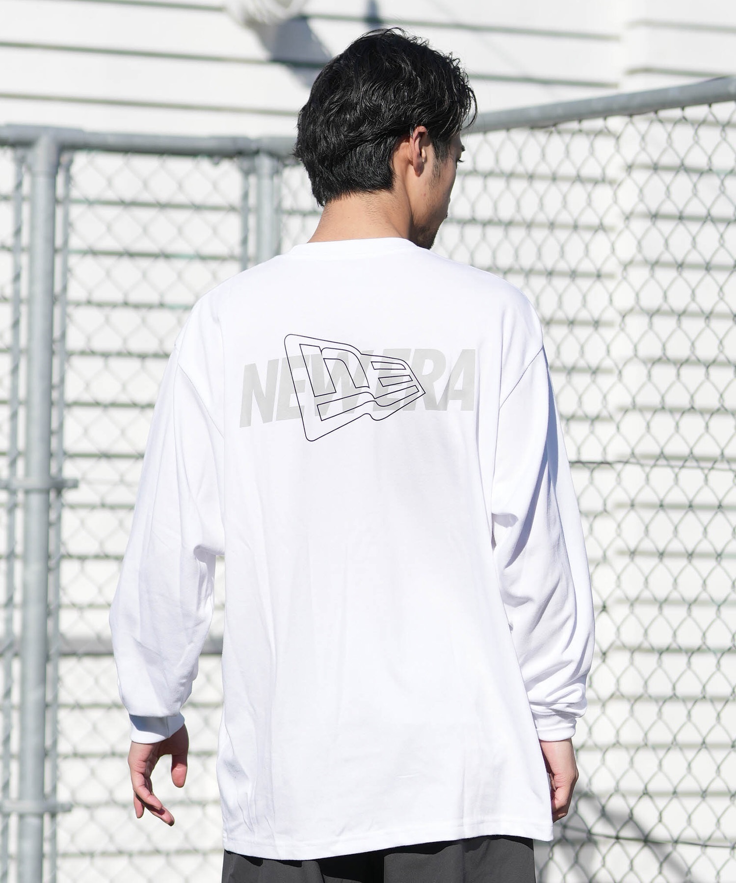 NEW ERA ニューエラ 長袖 Tシャツ ロンT メンズ オーバーサイズ