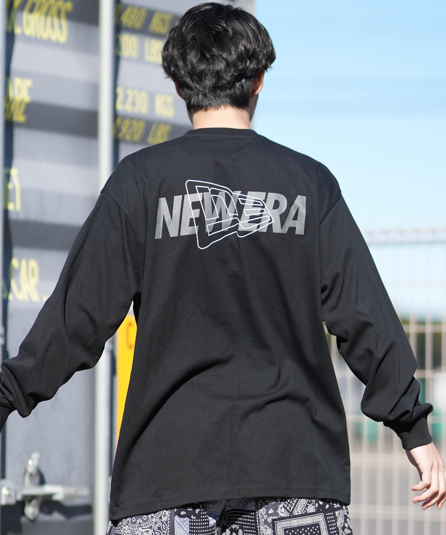 NEW ERA ニューエラ 長袖 Tシャツ ロンT メンズ オーバーサイズ