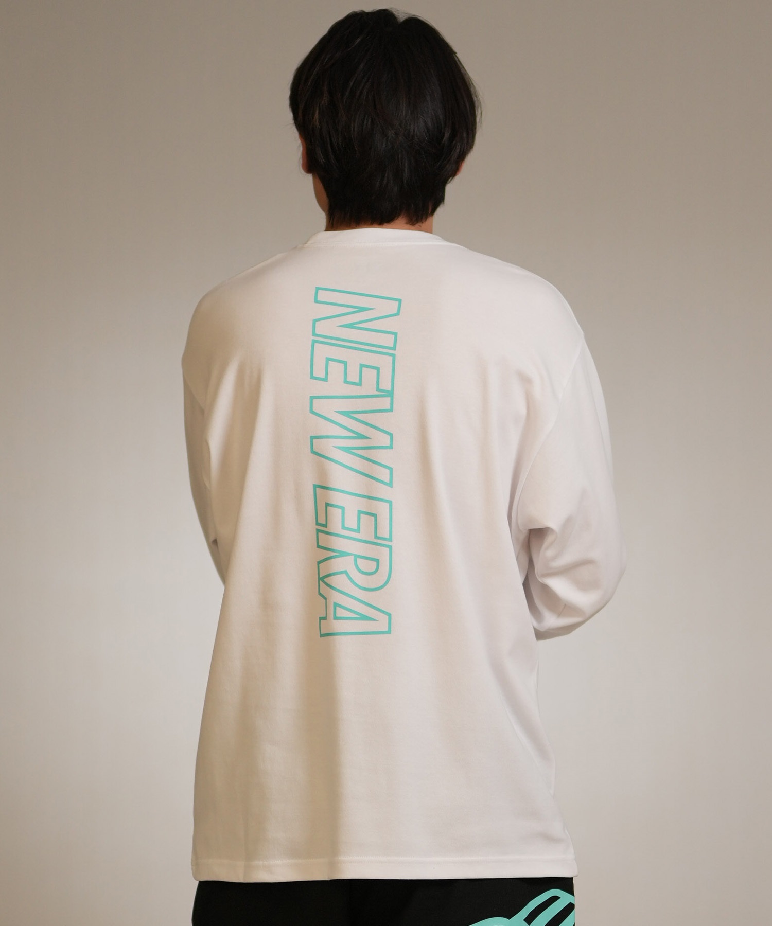 NEW ERA ニューエラ 長袖 Tシャツ ロンT メンズ バックプリント ロゴ