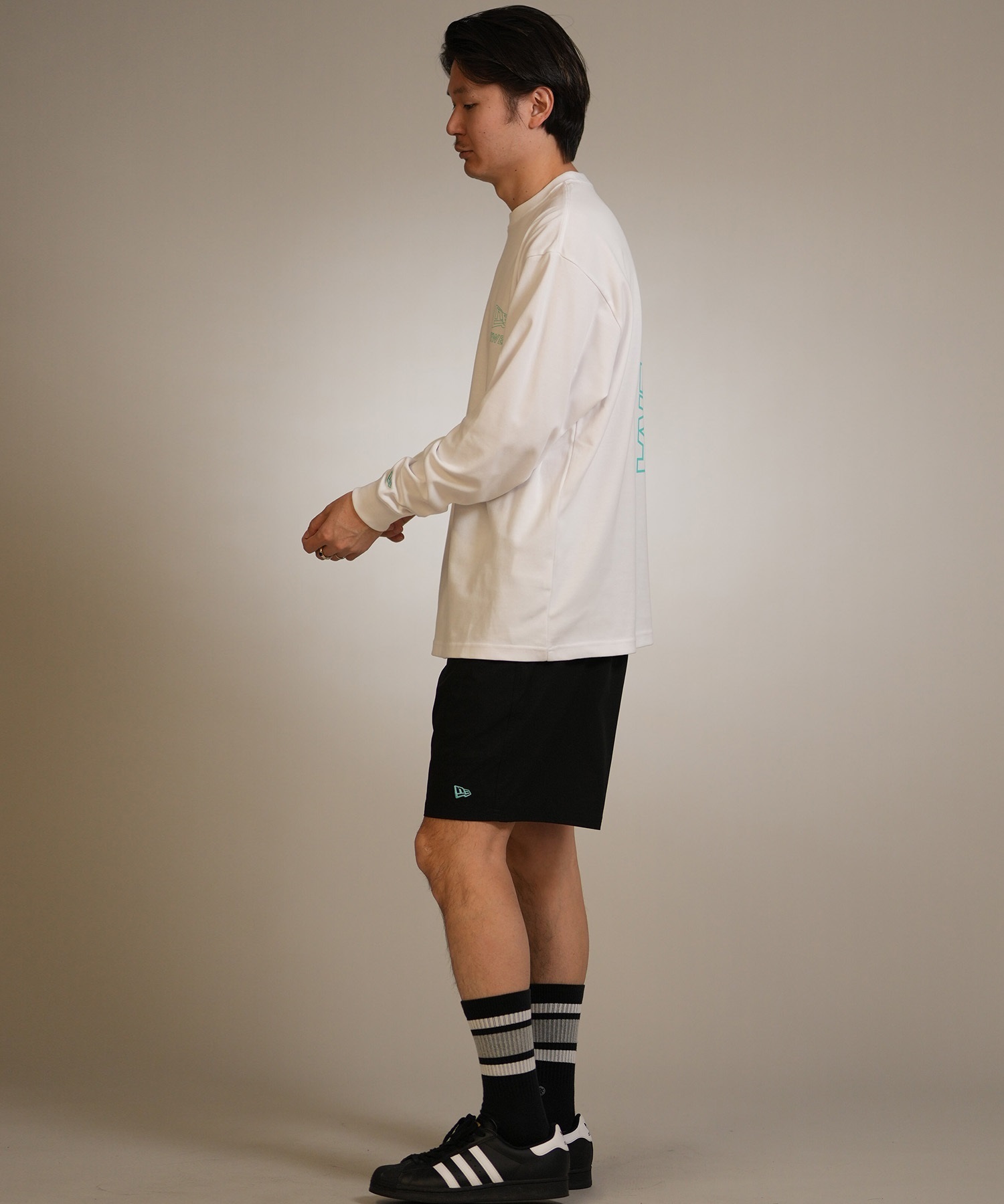 NEW ERA ニューエラ 長袖 Tシャツ ロンT メンズ バックプリント ロゴ
