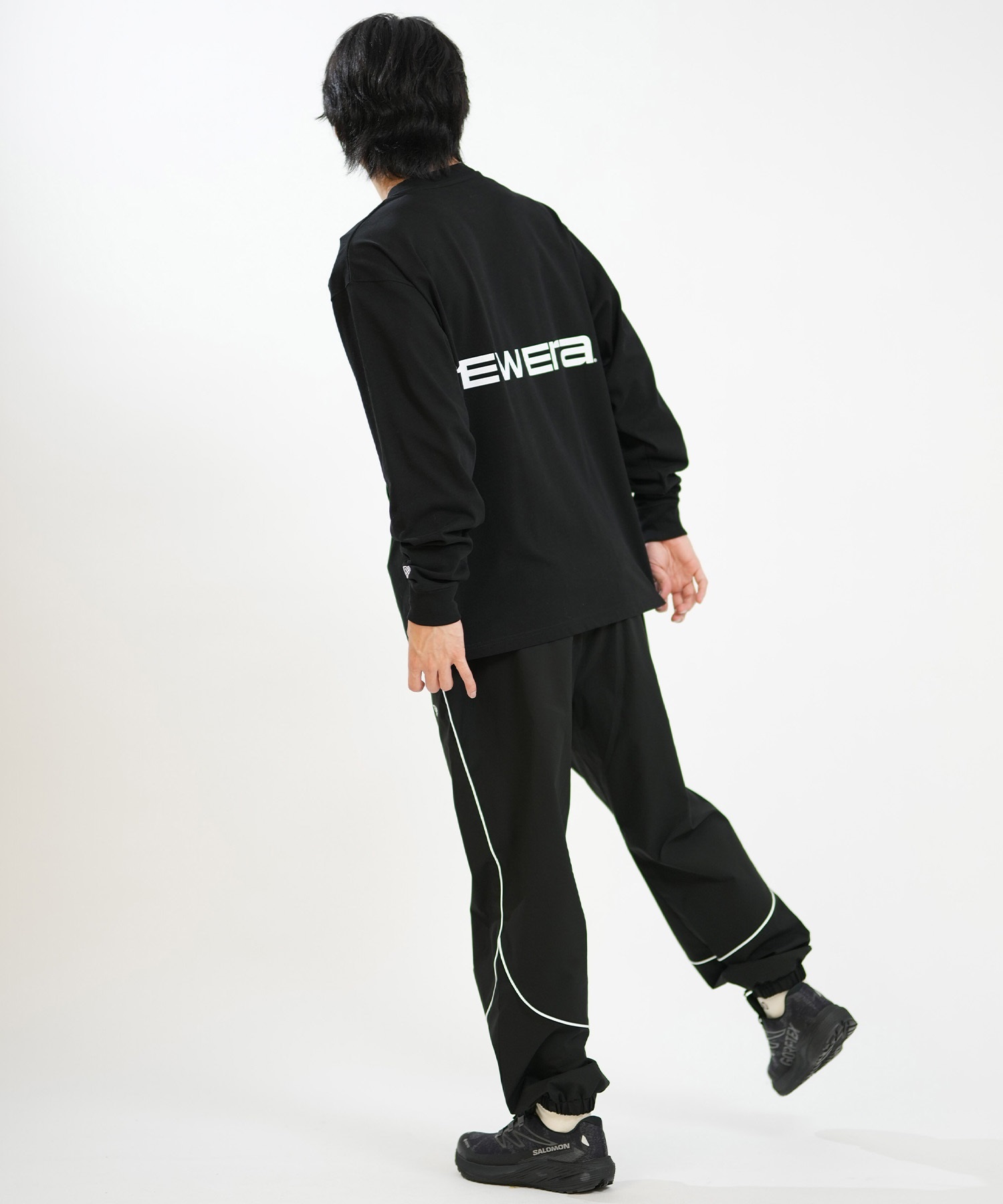 NEW ERA ニューエラ 長袖 Tシャツ ロンT メンズ バックプリント LS OS