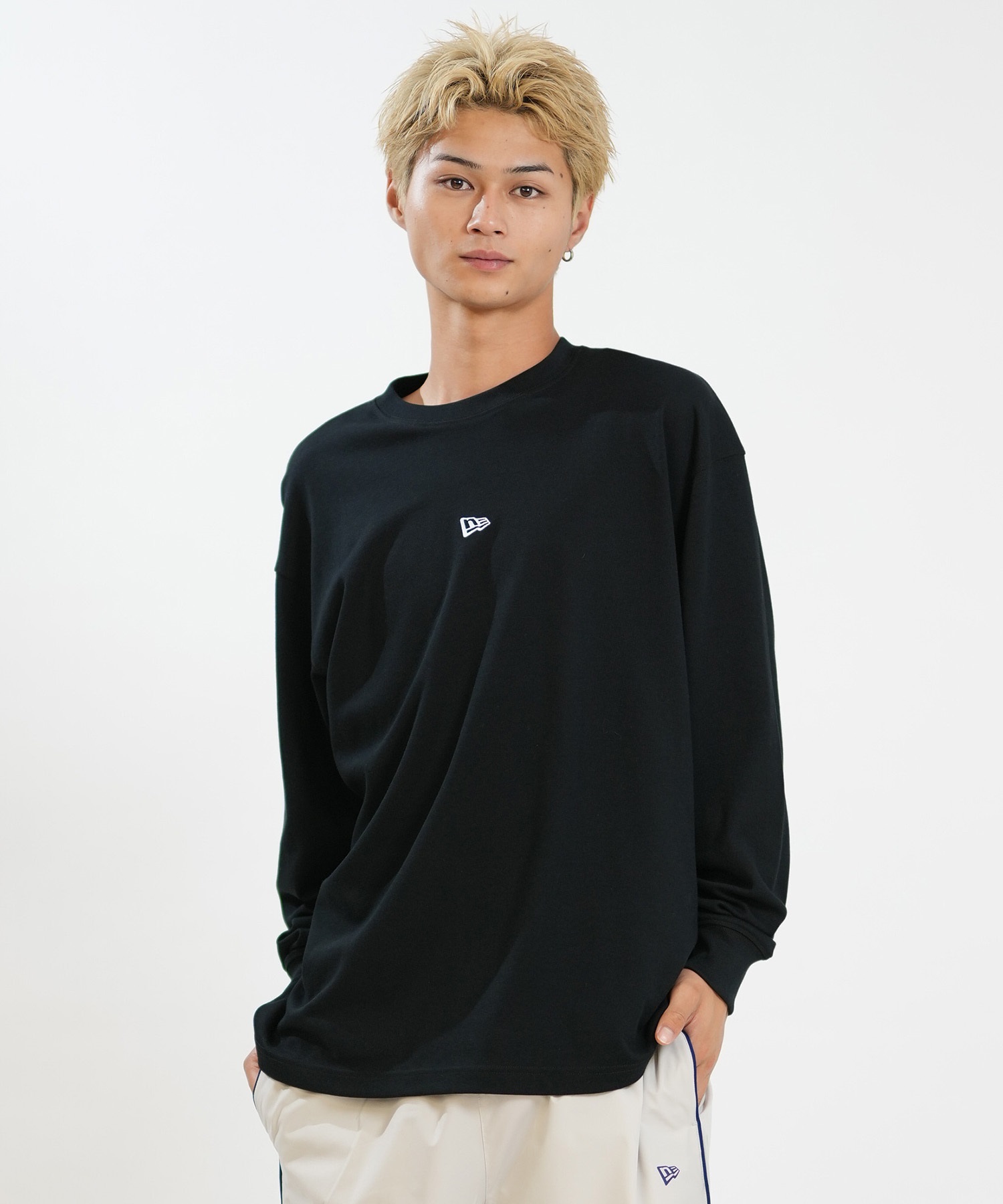NEW ERA ニューエラ 長袖 Tシャツ ロンT メンズ 吸汗速乾 PA LS OS PF