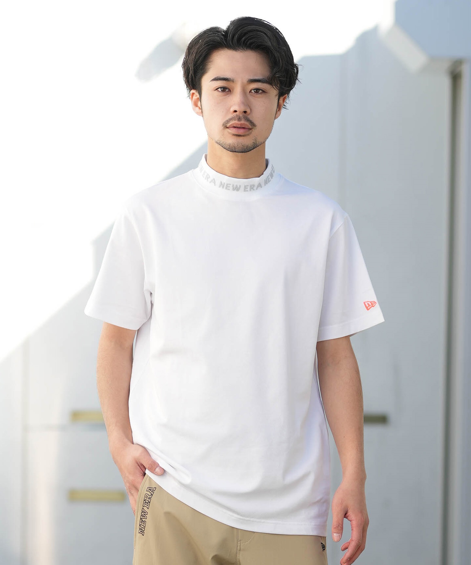 NEW ERA ニューエラ 半袖 Tシャツ メンズ ミッドネック GF SS MID NE