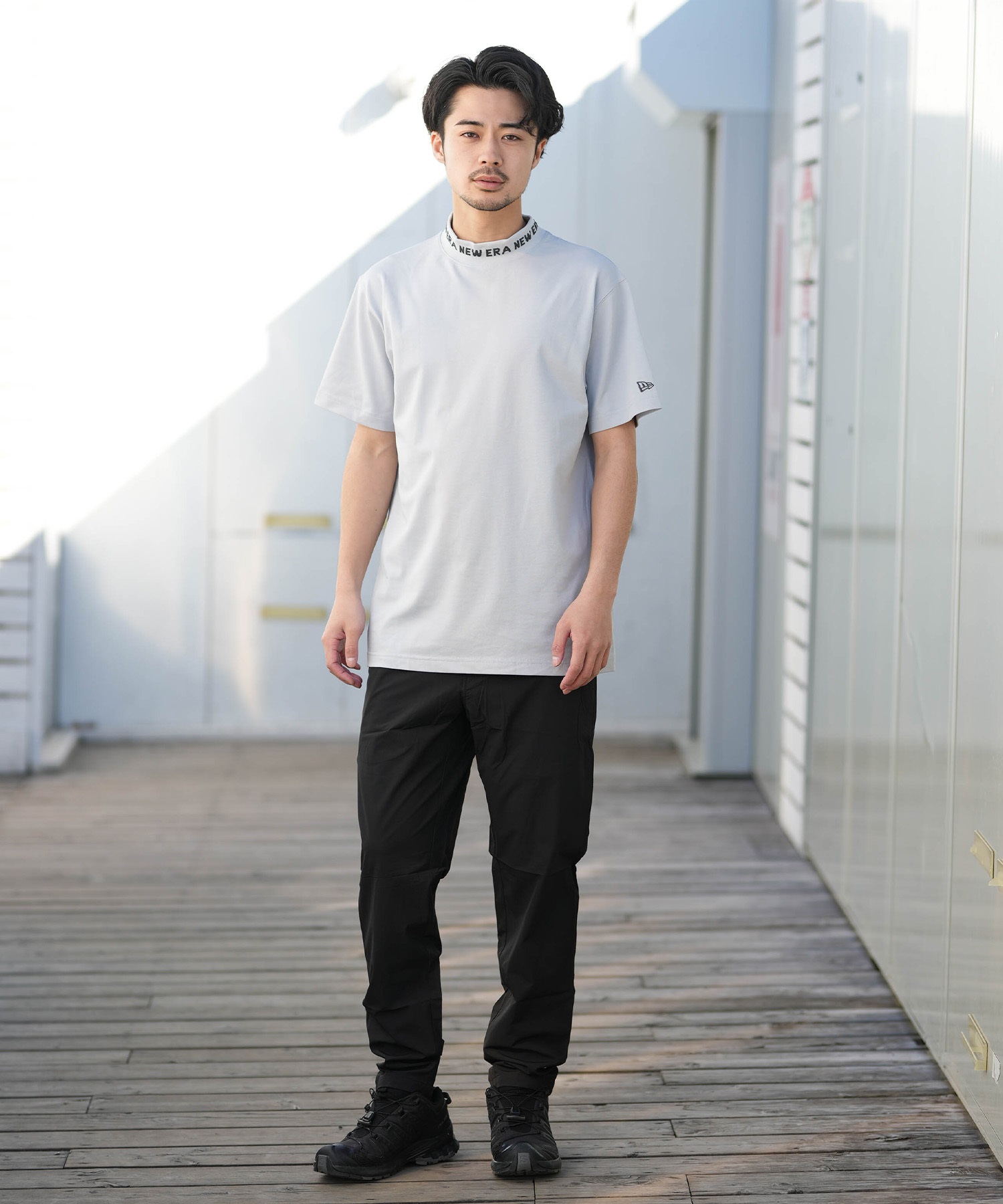NEW ERA ニューエラ 半袖 Tシャツ メンズ ミッドネック GF SS MID NE