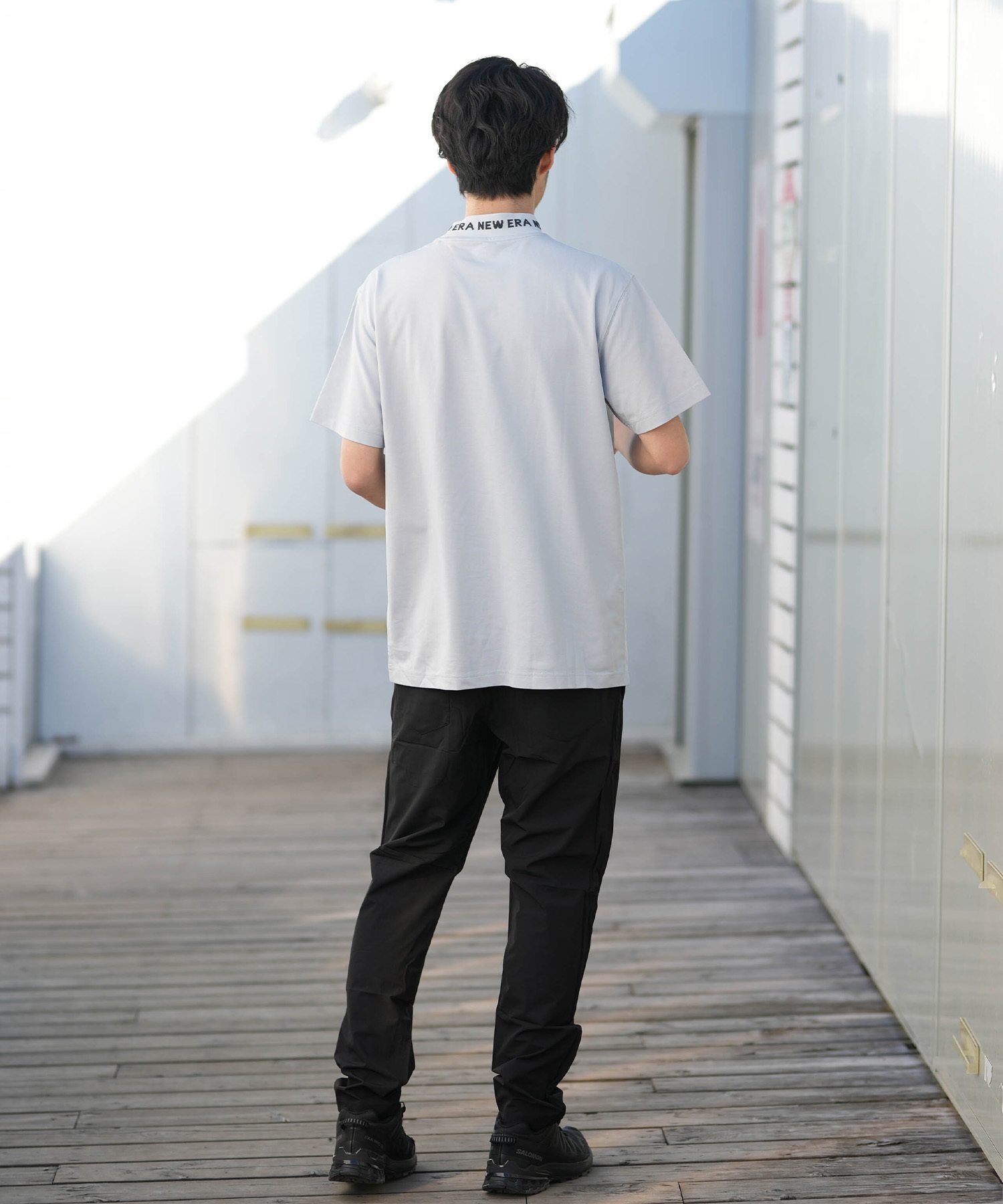 NEW ERA ニューエラ 半袖 Tシャツ メンズ ミッドネック GF SS MID NE