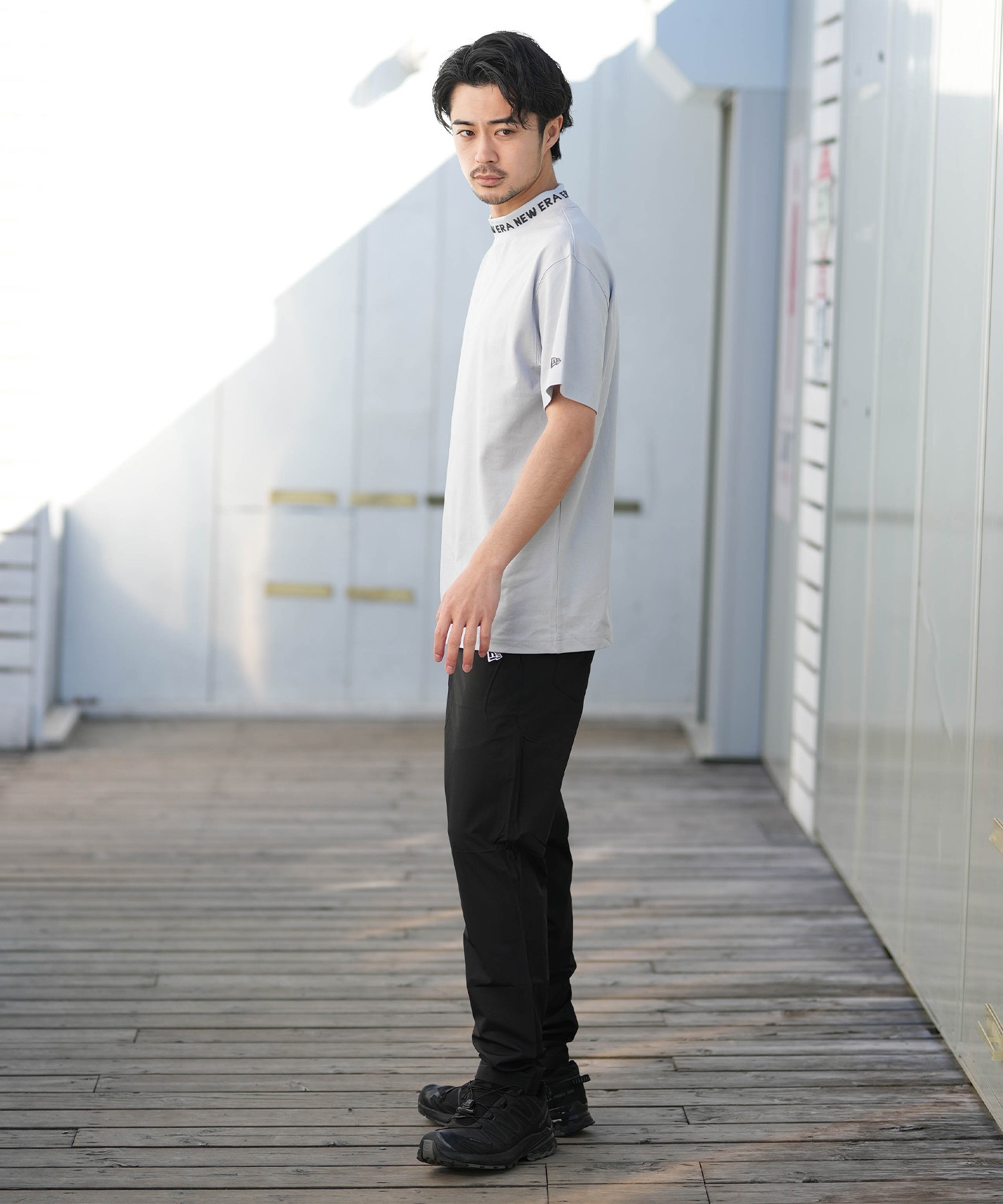 NEW ERA ニューエラ 半袖 Tシャツ メンズ ミッドネック GF SS MID NE