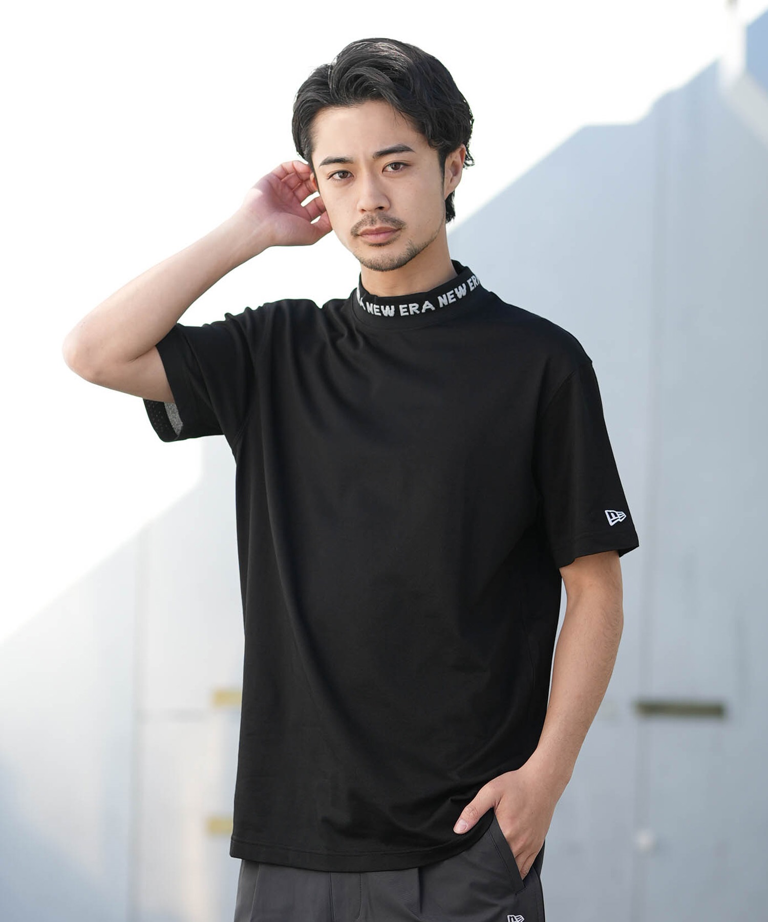 NEW ERA ニューエラ 半袖 Tシャツ メンズ ミッドネック GF SS MID NE