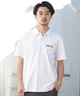 NEW ERA ニューエラ 半袖 ポロシャツ メンズ 鹿の子 吸汗速乾 UVカット 抗菌 14859939(WHT-M)