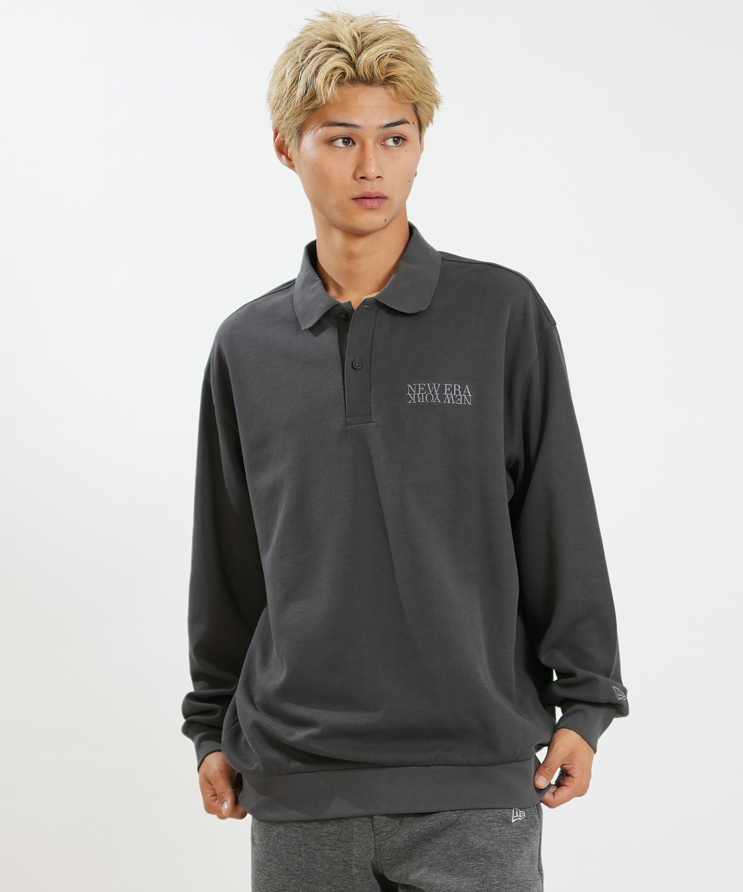 NEW ERA ニューエラ ポロシャツ 長袖 シャツ メンズ GF LS HW KANOKO
