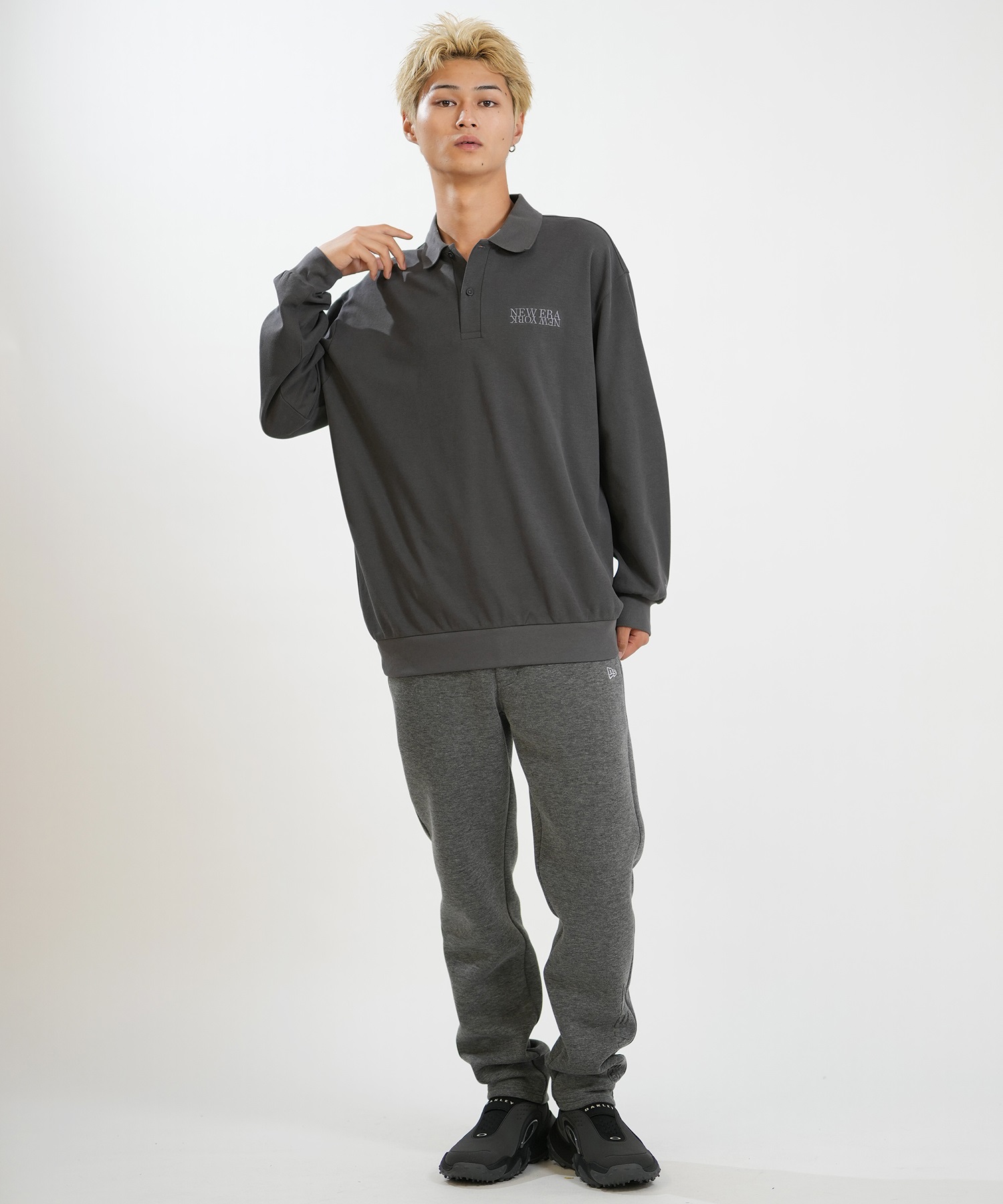 NEW ERA ニューエラ ポロシャツ 長袖 シャツ メンズ GF LS HW KANOKO