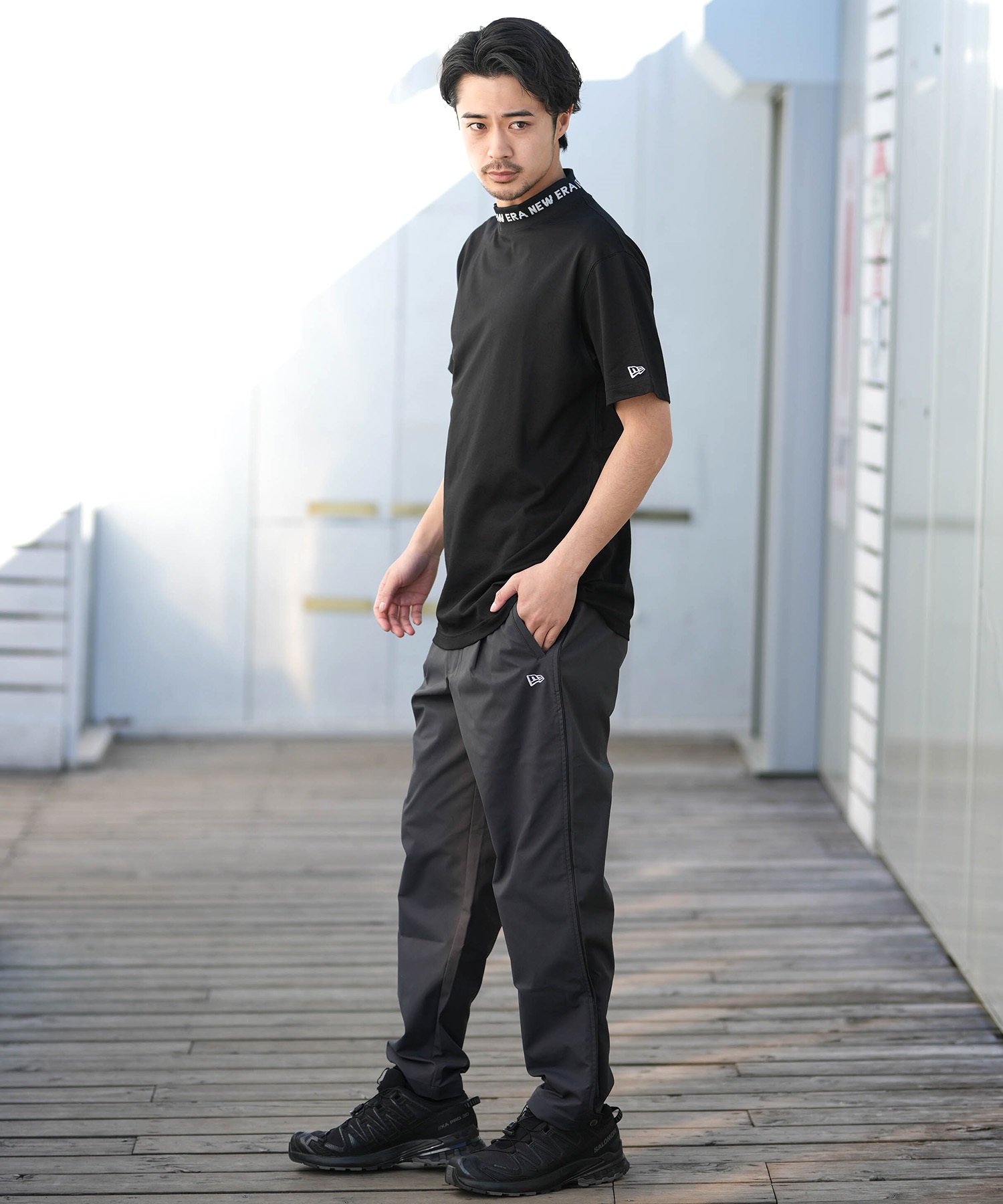 NEW ERA ニューエラ ロングパンツ メンズ ワイド テーパード