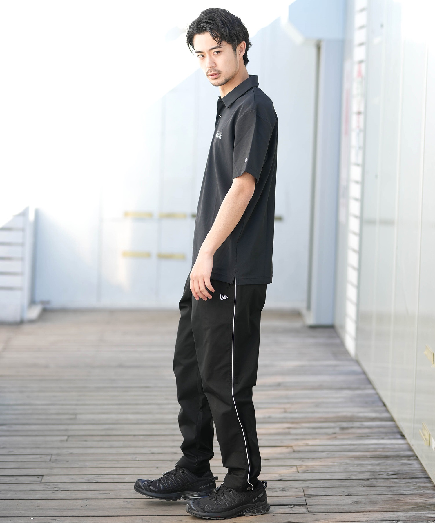 NEW ERA ニューエラ ロングパンツ メンズ ワイド テーパード