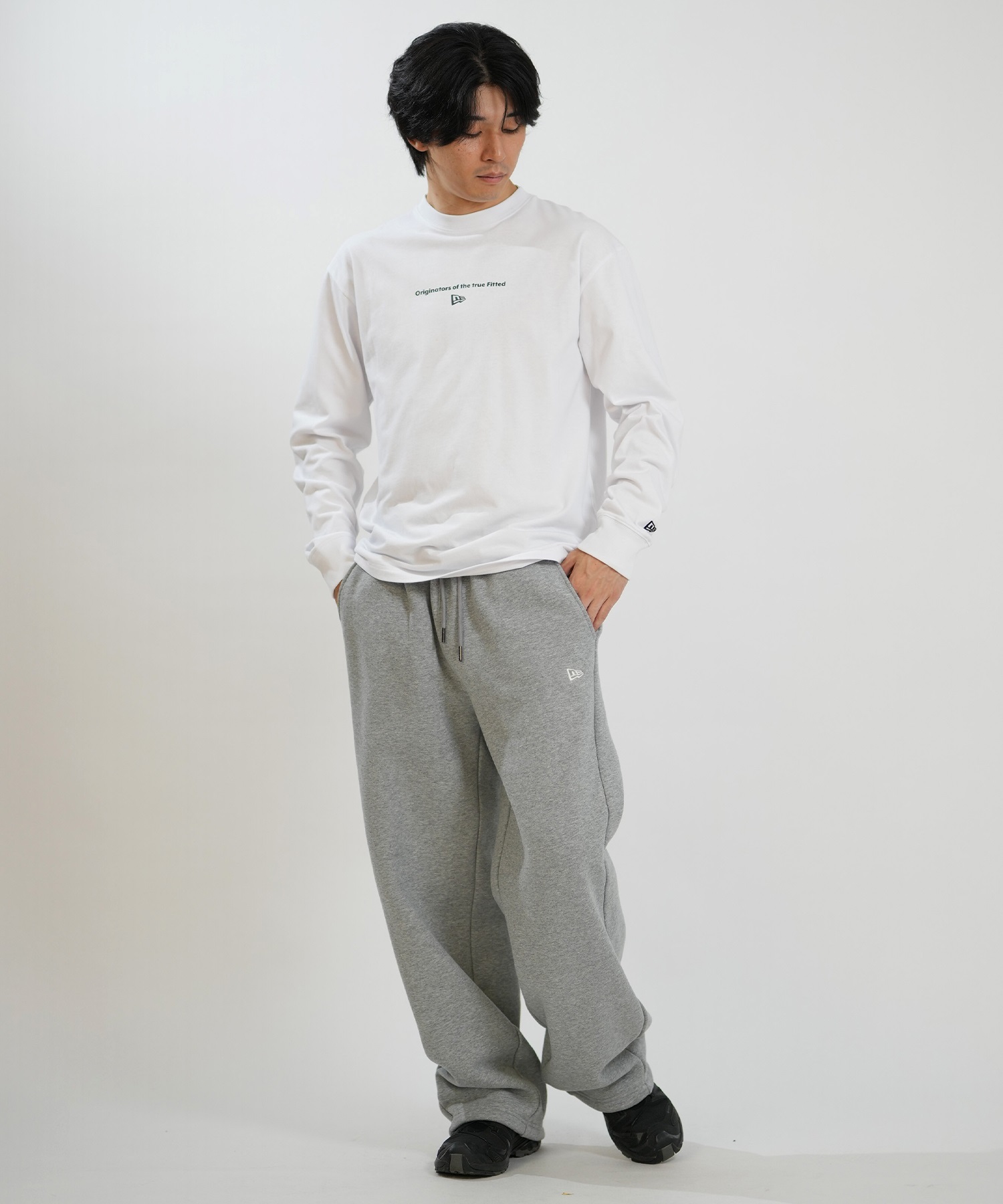 NEW ERA ニューエラ ロングパンツ メンズ スウェット パンツ WIDE CUR