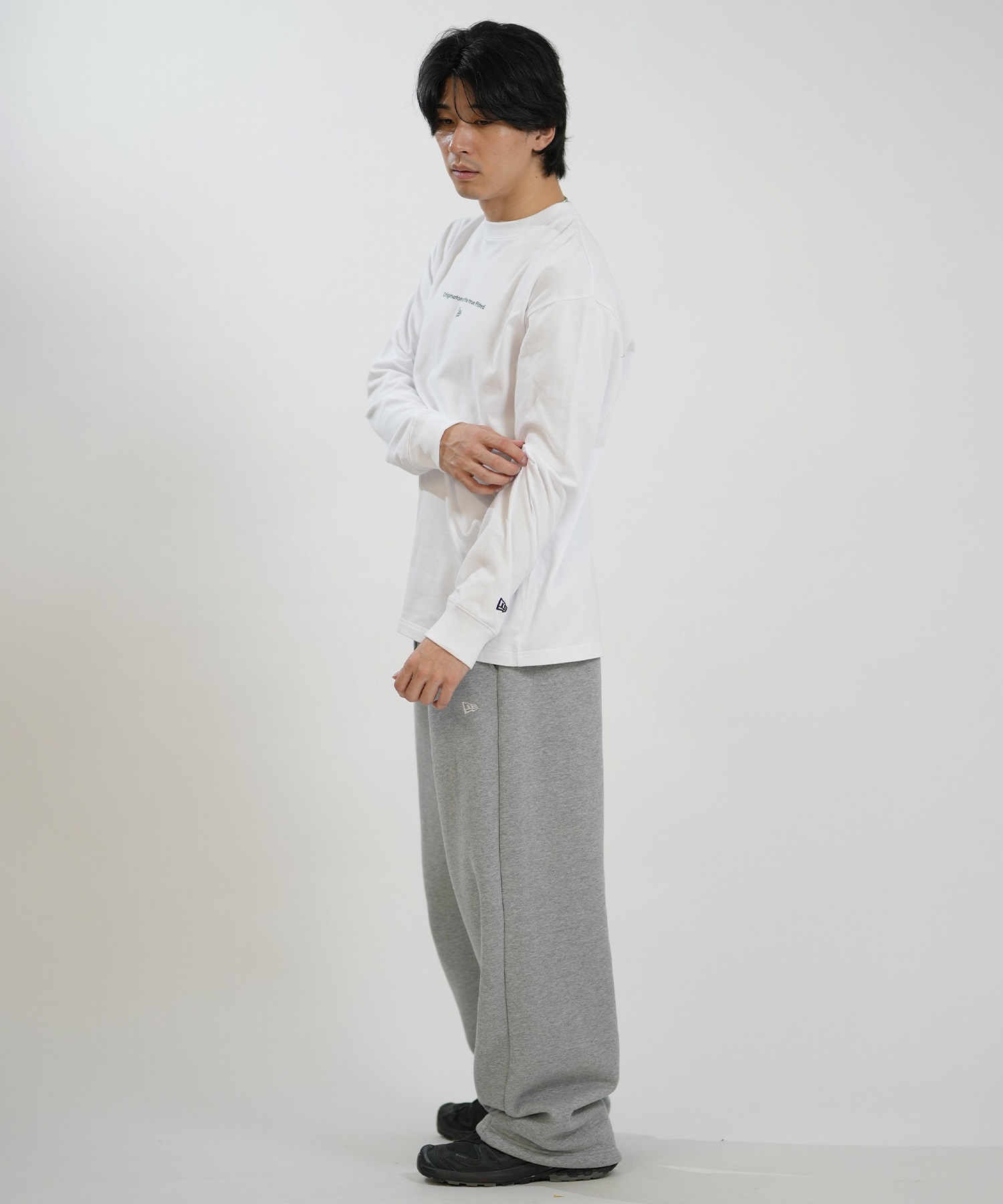 NEW ERA ニューエラ ロングパンツ メンズ スウェット パンツ WIDE CUR