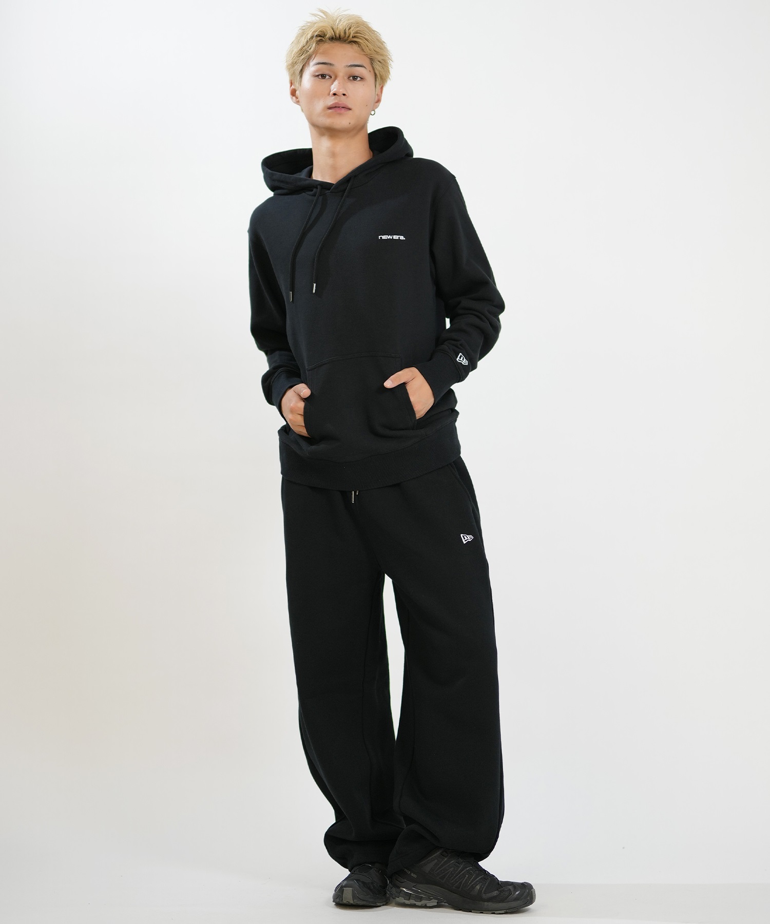 NEW ERA ニューエラ ロングパンツ メンズ スウェット パンツ WIDE CUR