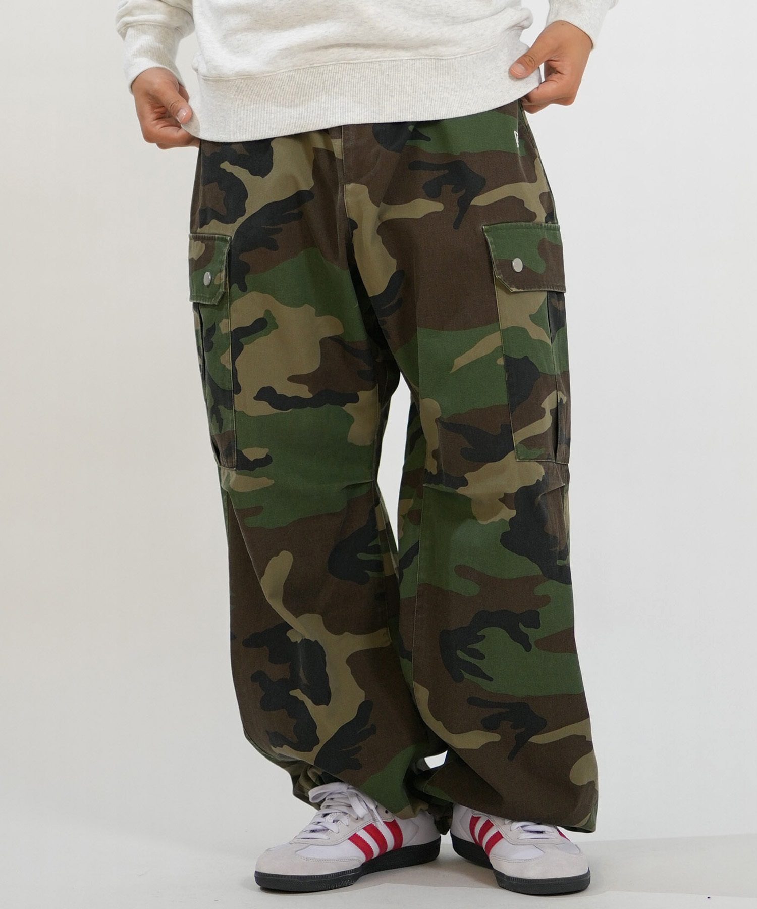 NEW ERA ニューエラ ロングパンツ メンズ カーゴパンツ ウッドランド