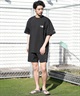 NEW ERA ニューエラ ハーフパンツ ショートパンツ メンズ ショーツ ストレッチ ナイロン パフォーマンスアパレル 撥水 14744514(BLK-M)