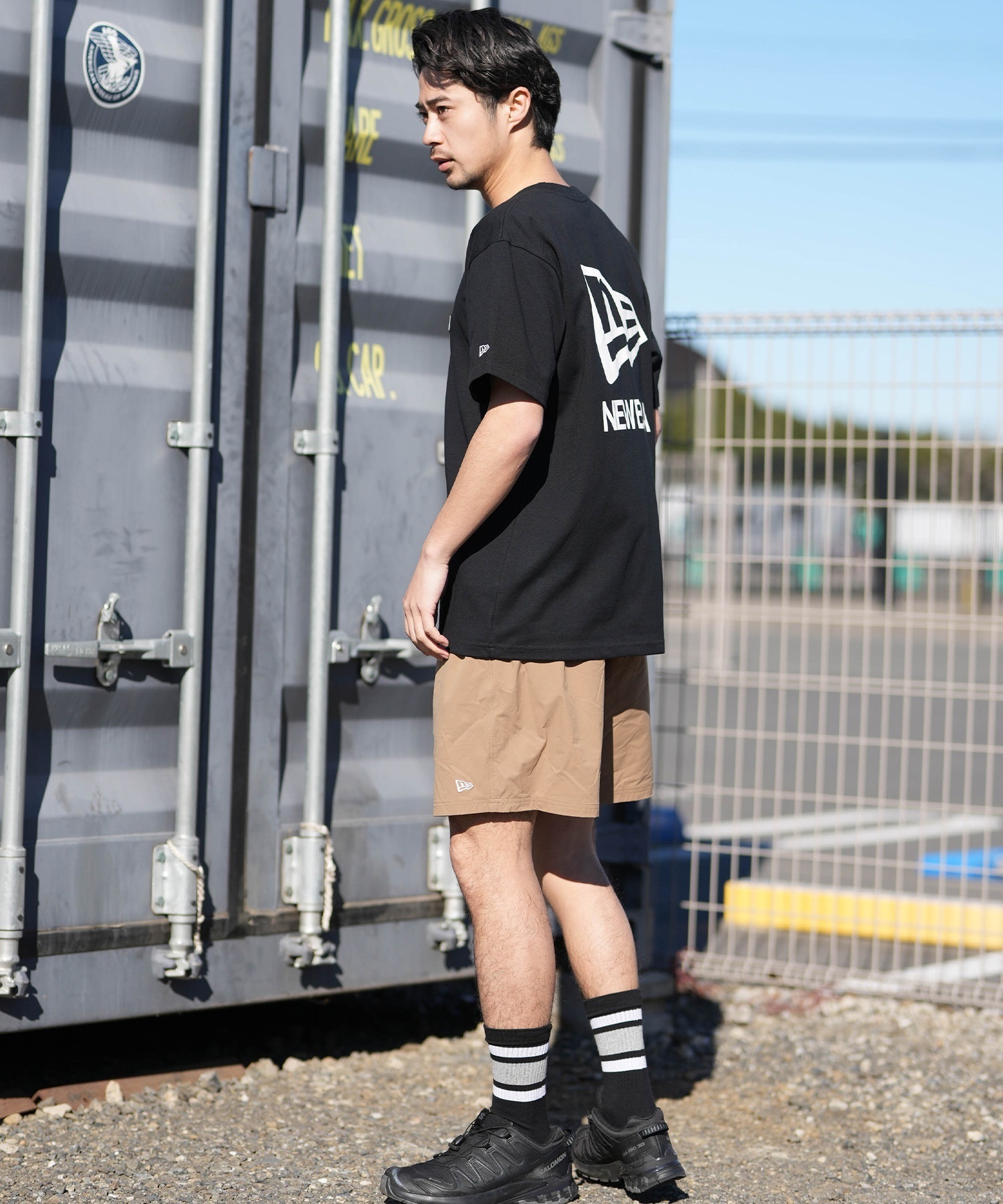 NEW ERA ニューエラ ハーフパンツ ショートパンツ メンズ 撥水 OD