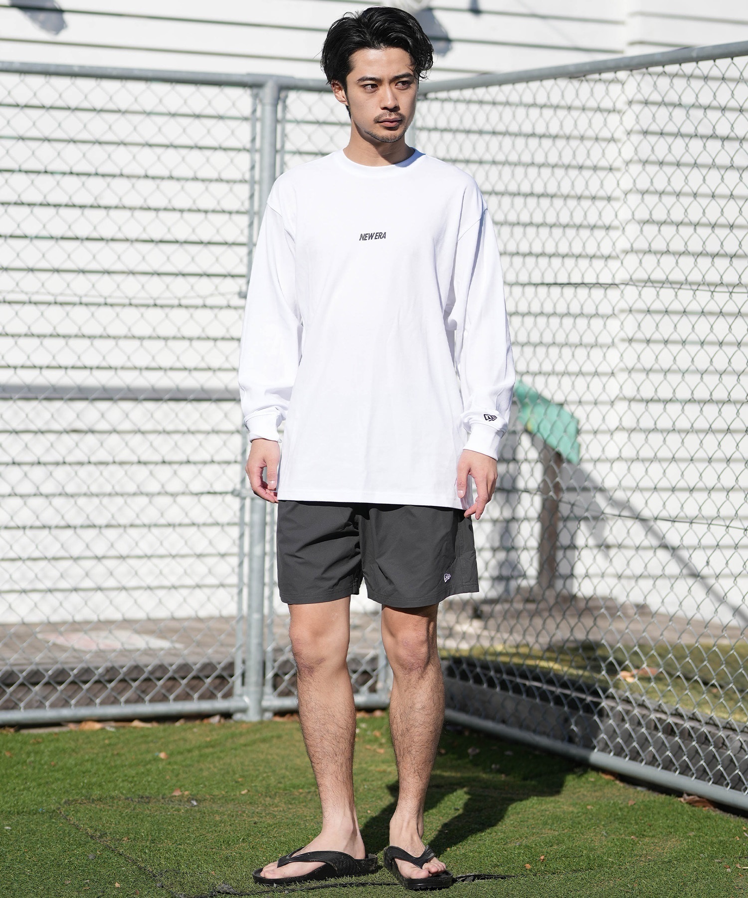 NEW ERA ニューエラ ハーフパンツ ショートパンツ メンズ 撥水 OD