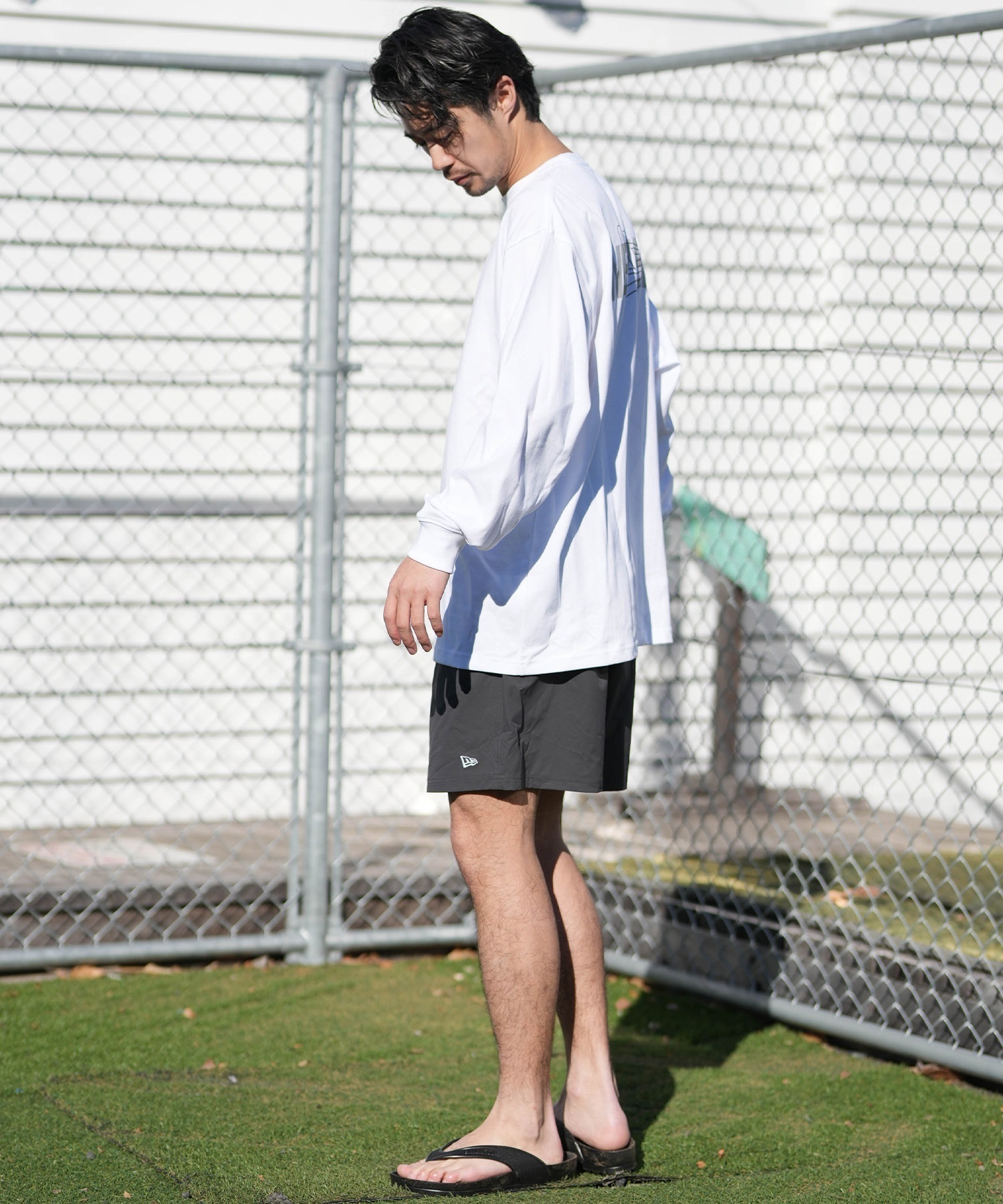 NEW ERA ニューエラ ハーフパンツ ショートパンツ メンズ 撥水 OD