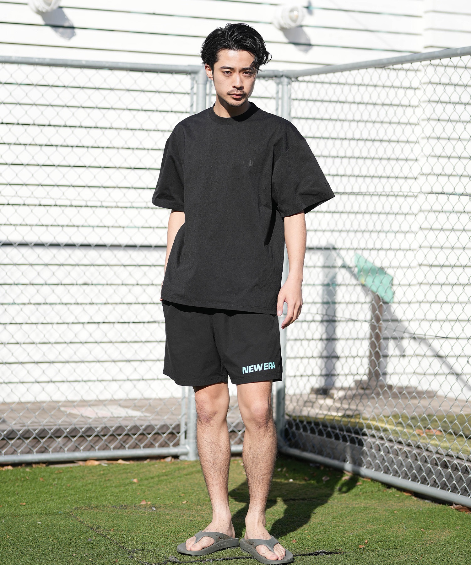 NEW ERA ニューエラ 水着 海パン トランクス サーフパンツ メンズ 撥水