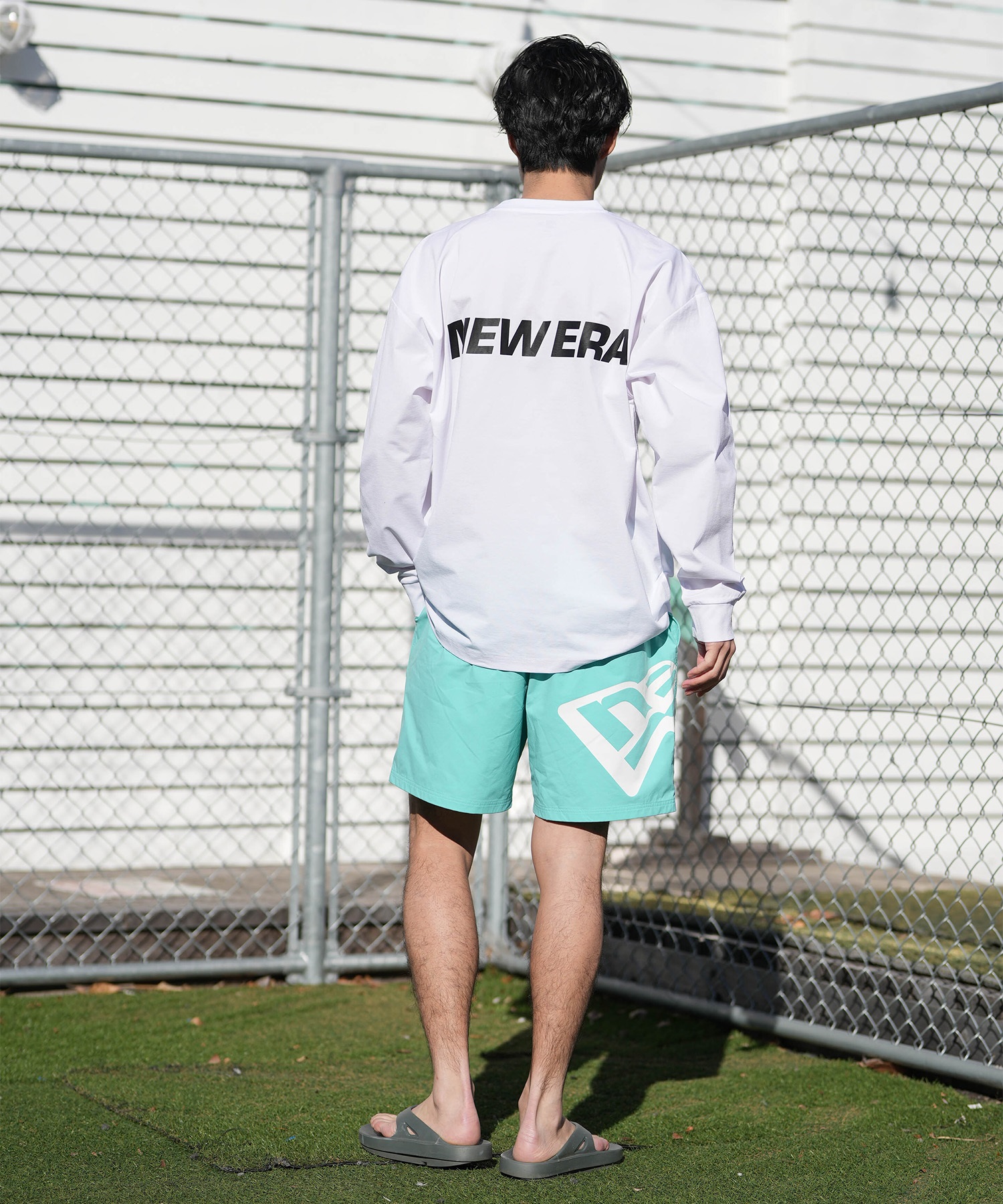 NEW ERA ニューエラ 水着 海パン トランクス サーフパンツ メンズ 撥水