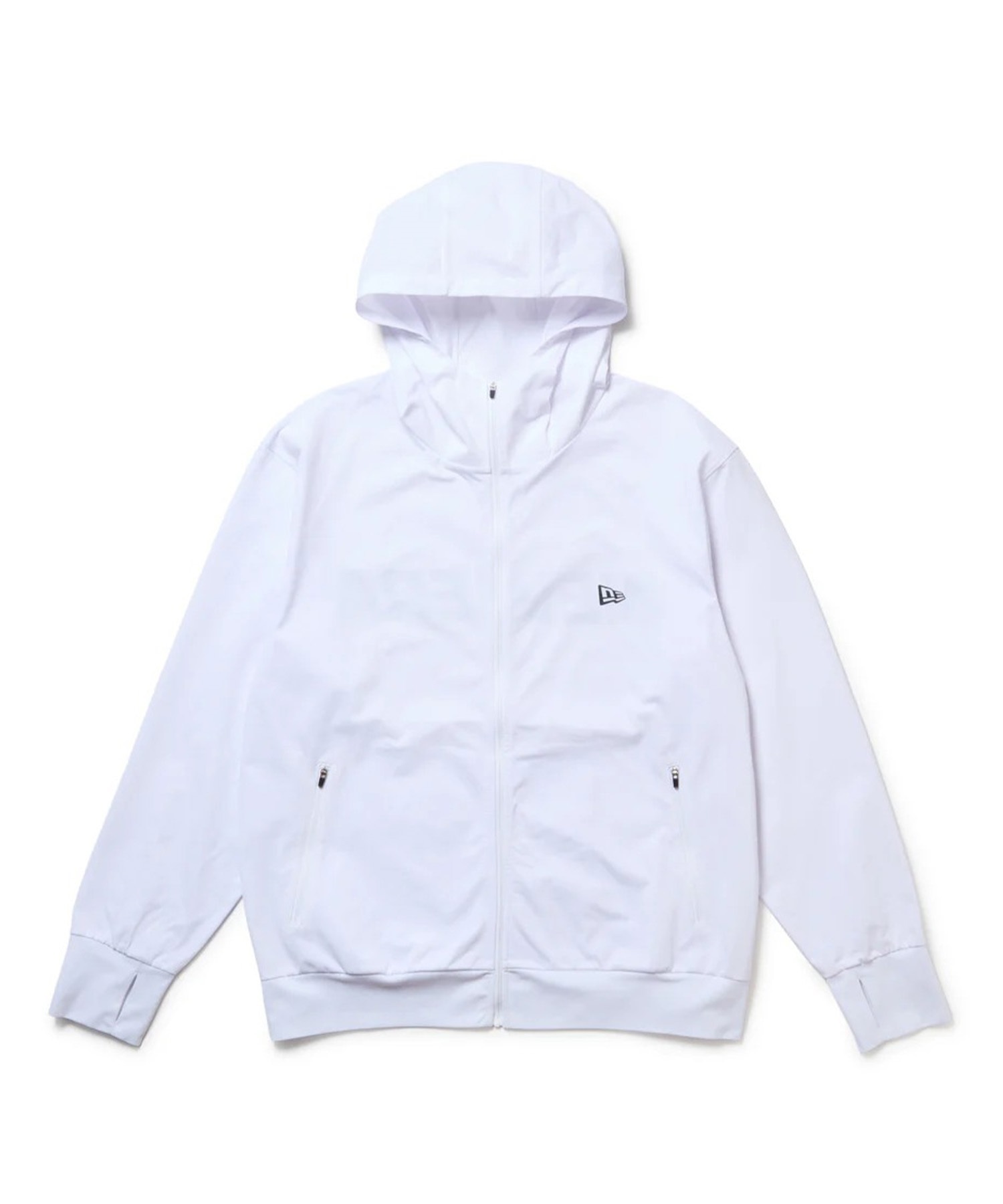 NEW ERA ニューエラ ジップアップ パーカー メンズ UVカット OD UTILITY PARKA 14774242(WHT-M)