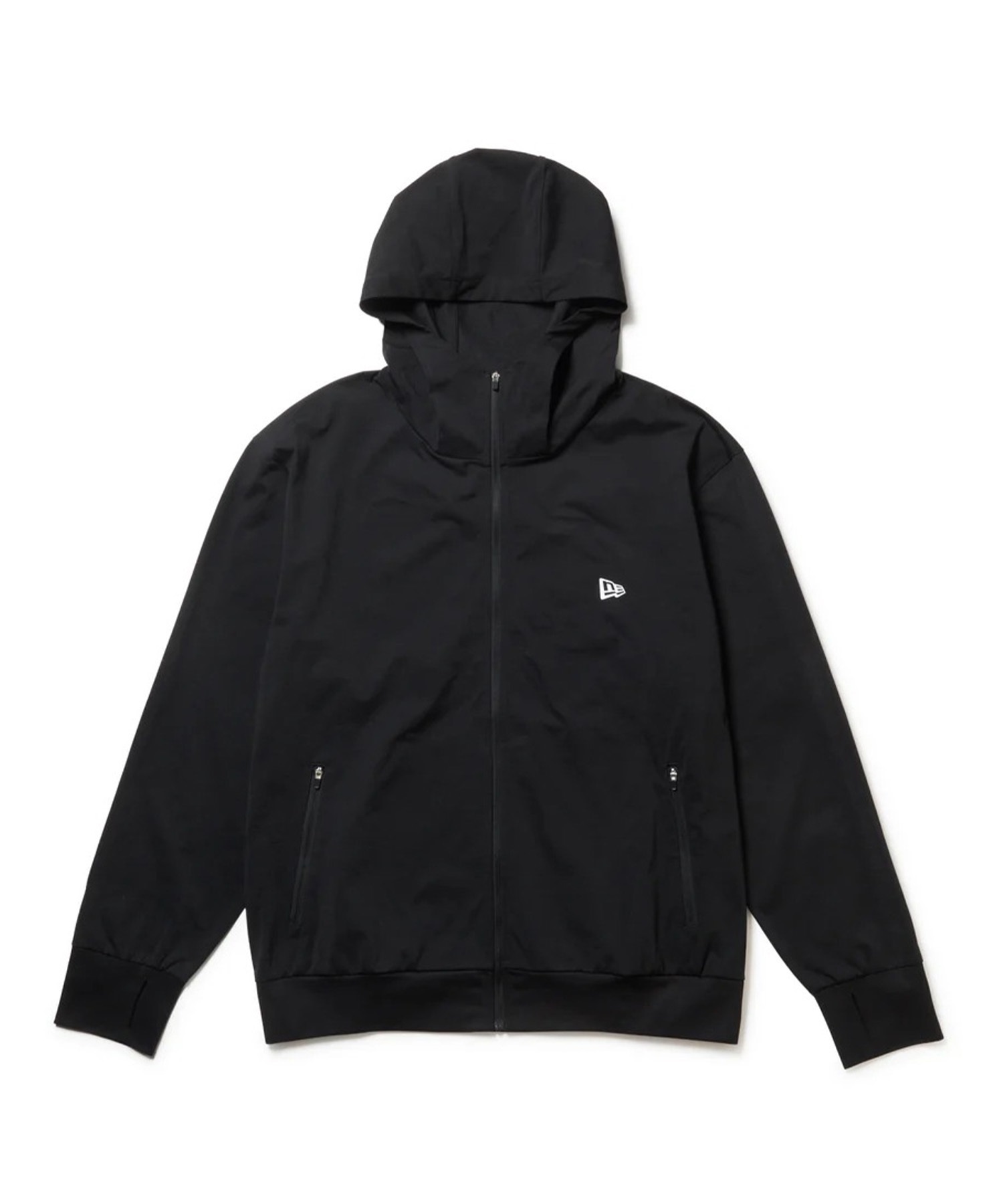NEW ERA ニューエラ ジップアップ パーカー メンズ UVカット OD UTILITY PARKA 14774243(BLK-M)